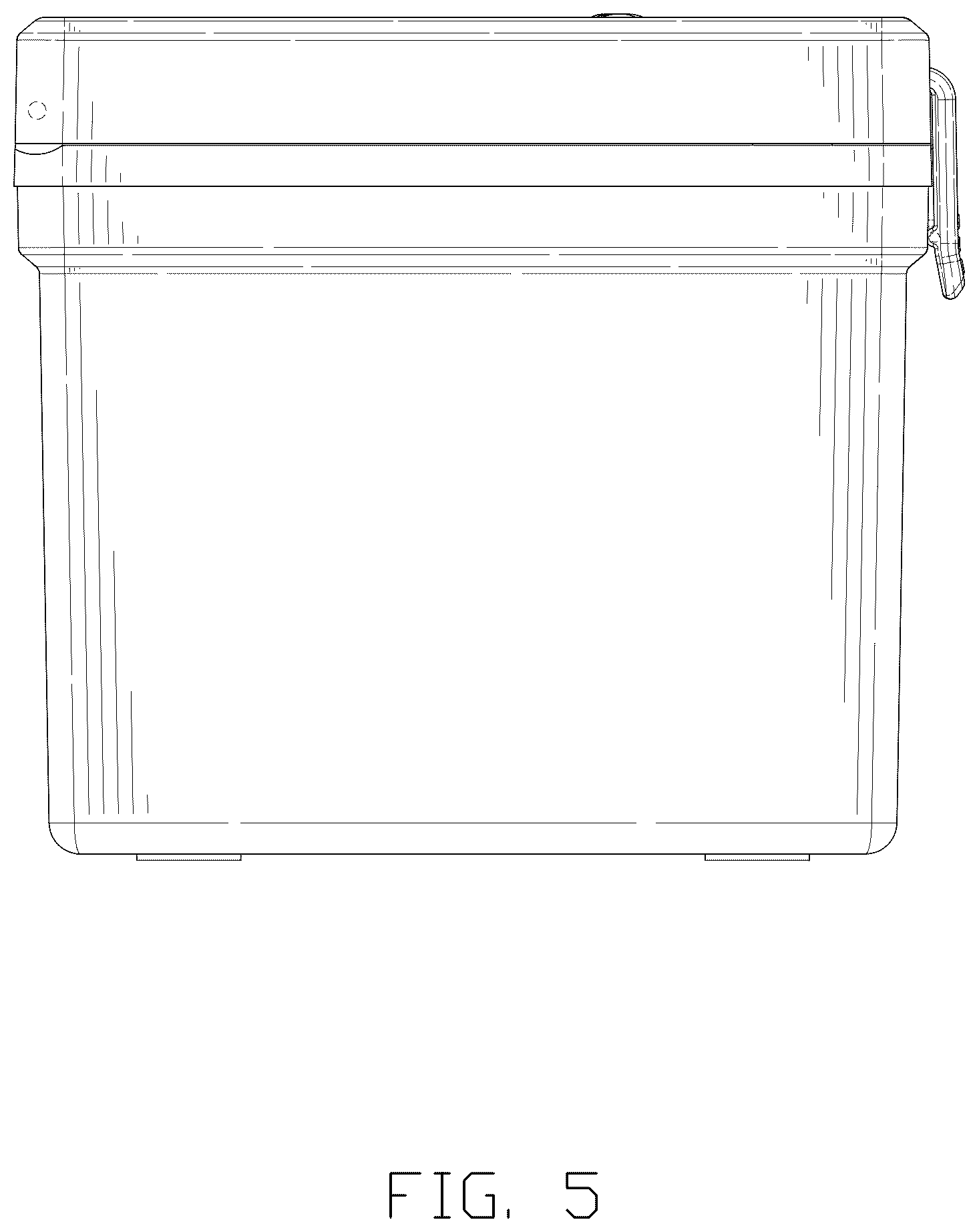 Patent USD1044415 Figure 5 – Cooler box
