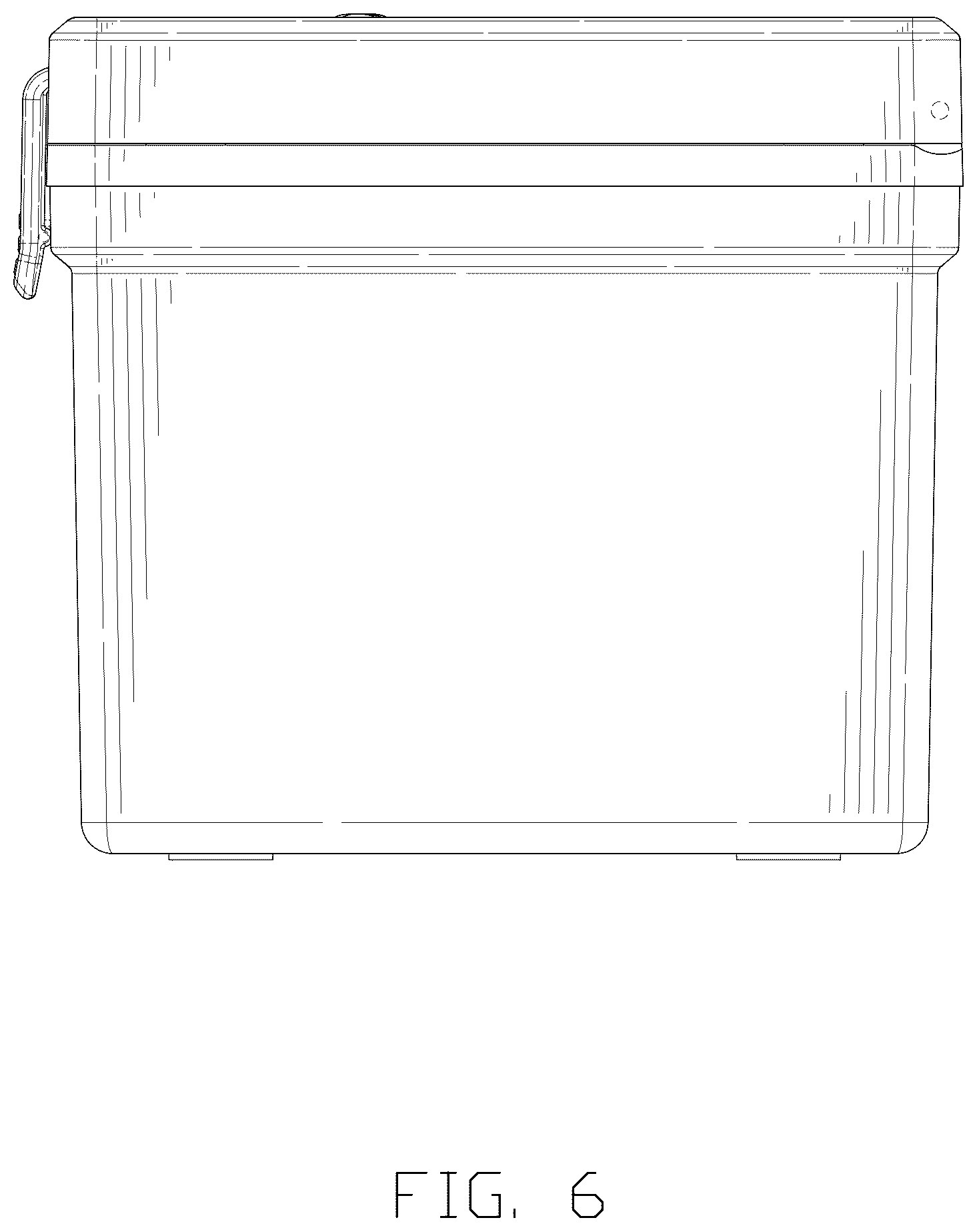 Patent USD1044415 Figure 6 – Cooler box