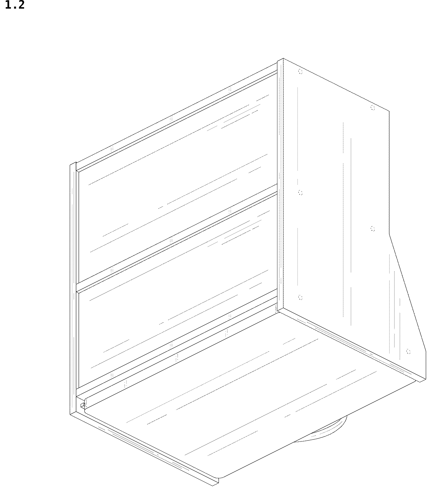 Patent USD1044417 Figure 2 – Bread box