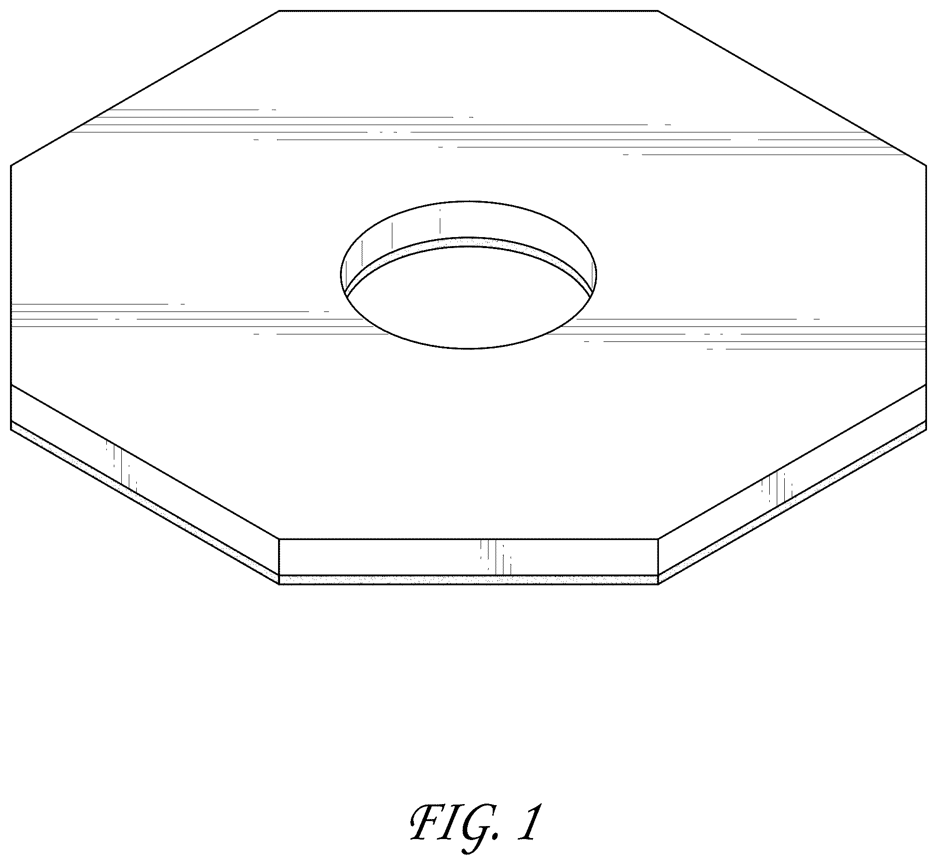 Patent USD1044419 Figure 1 – Disk for securing a beverage container