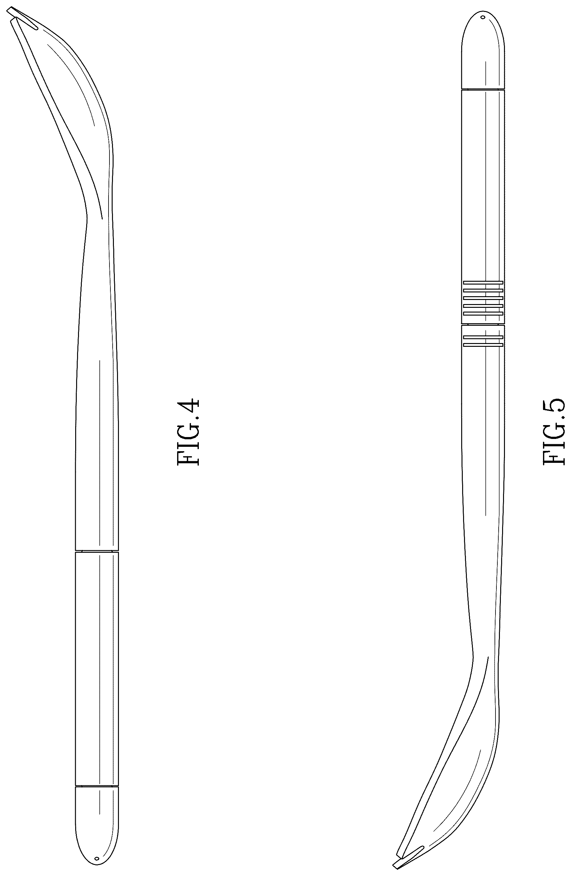 Patent USD1044423 Figure 3 – Combined spork, knife, and fire starter