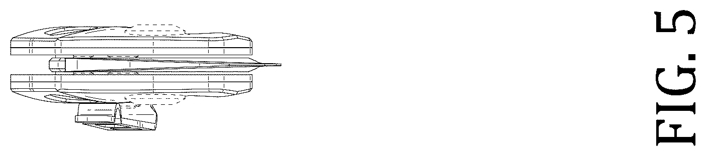 Patent USD1044425 Figure 5 – Foldable chef's knife