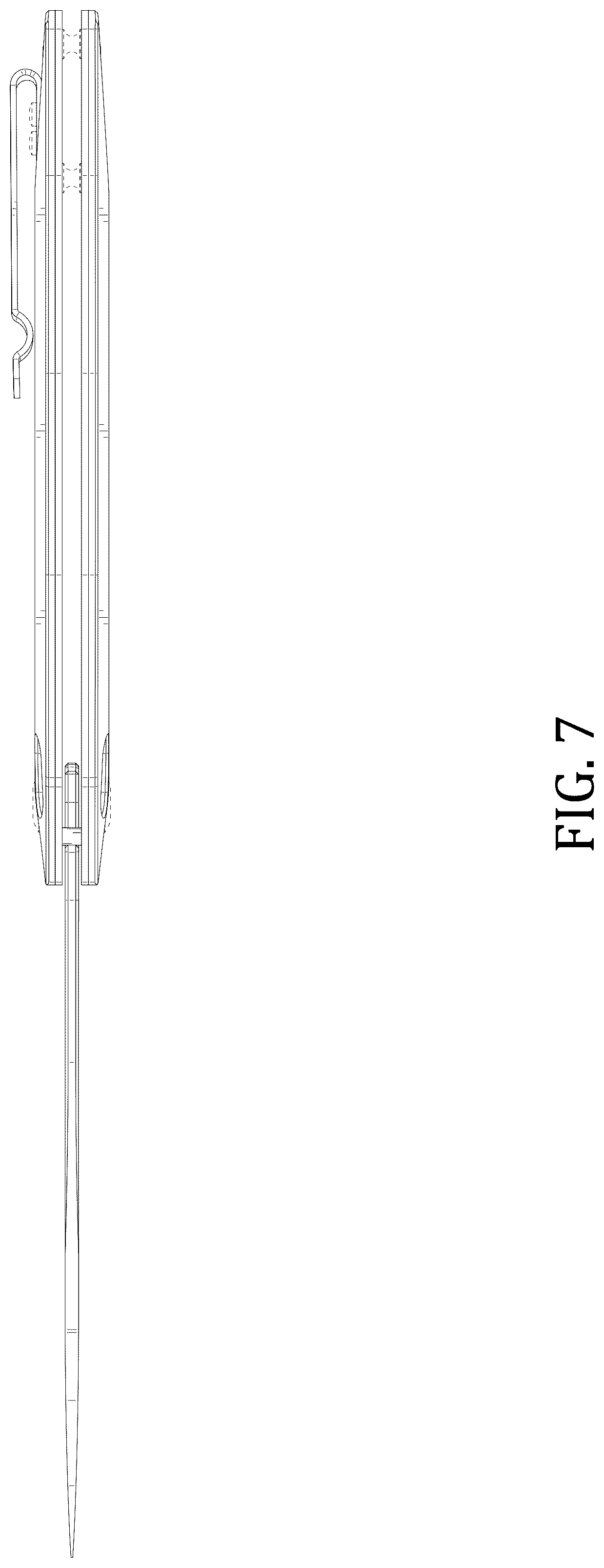 Patent USD1044425 Figure 7 – Foldable chef's knife