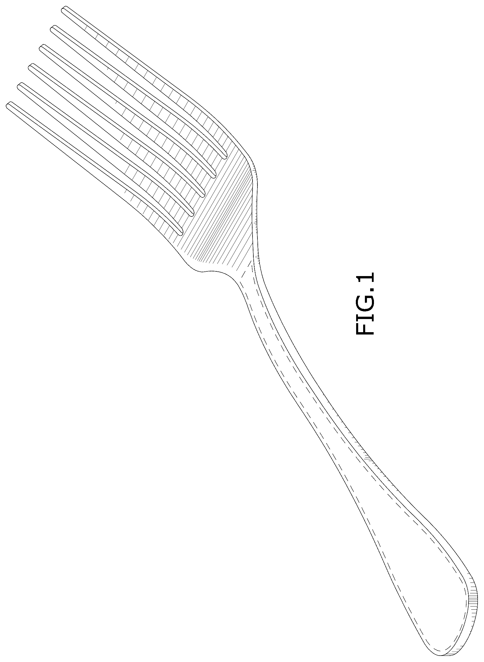 Patent USD1044426 — Six-pronged fork — Figure 1