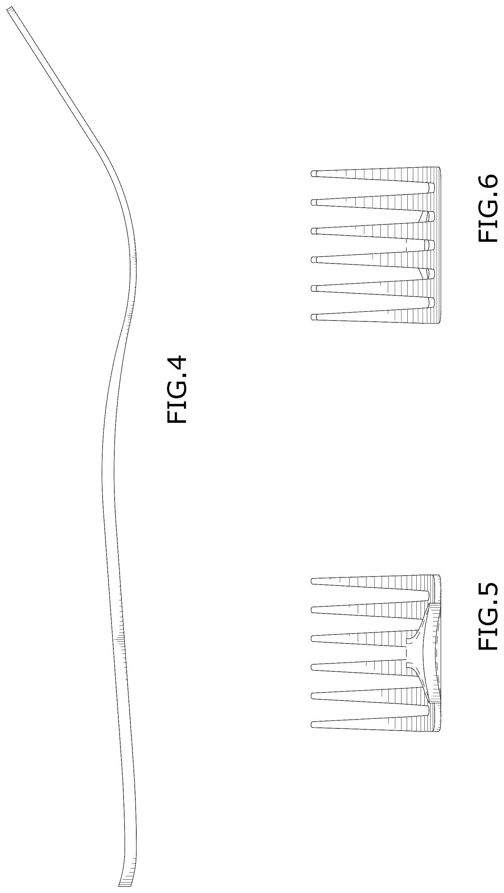 Patent USD1044426 Figure 3 – Six-pronged fork