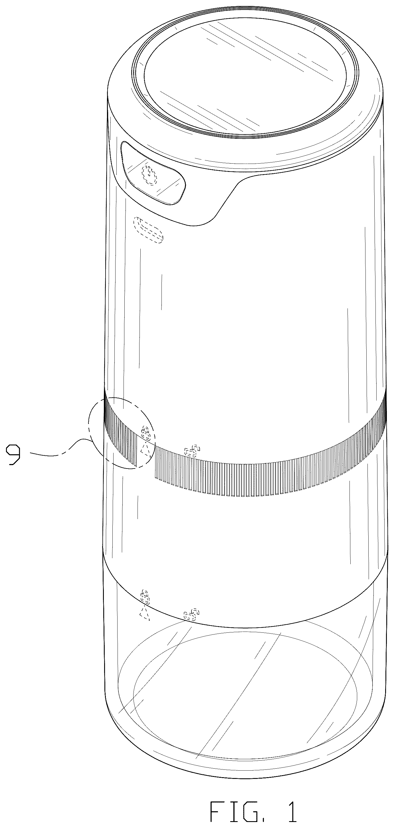 Patent USD1044429 — Electric coffee grinder — Figure 1
