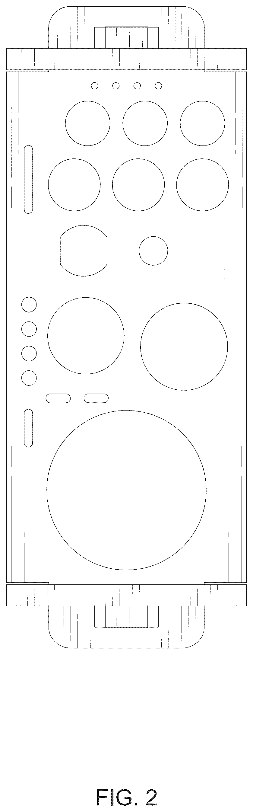 Patent USD1044433 Figure 2 – Bar tool stand