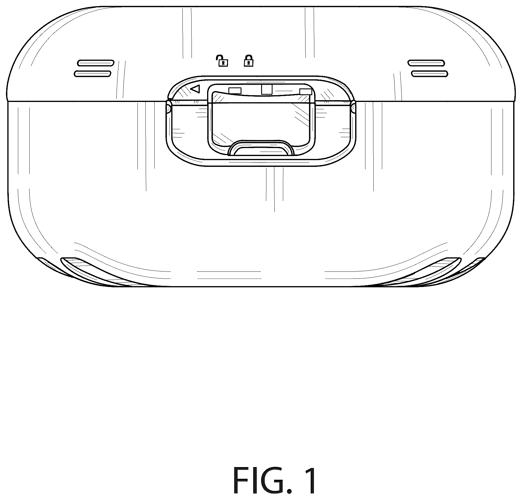 Patent USD1044434 Figure 1 – Combination meal and to-go box