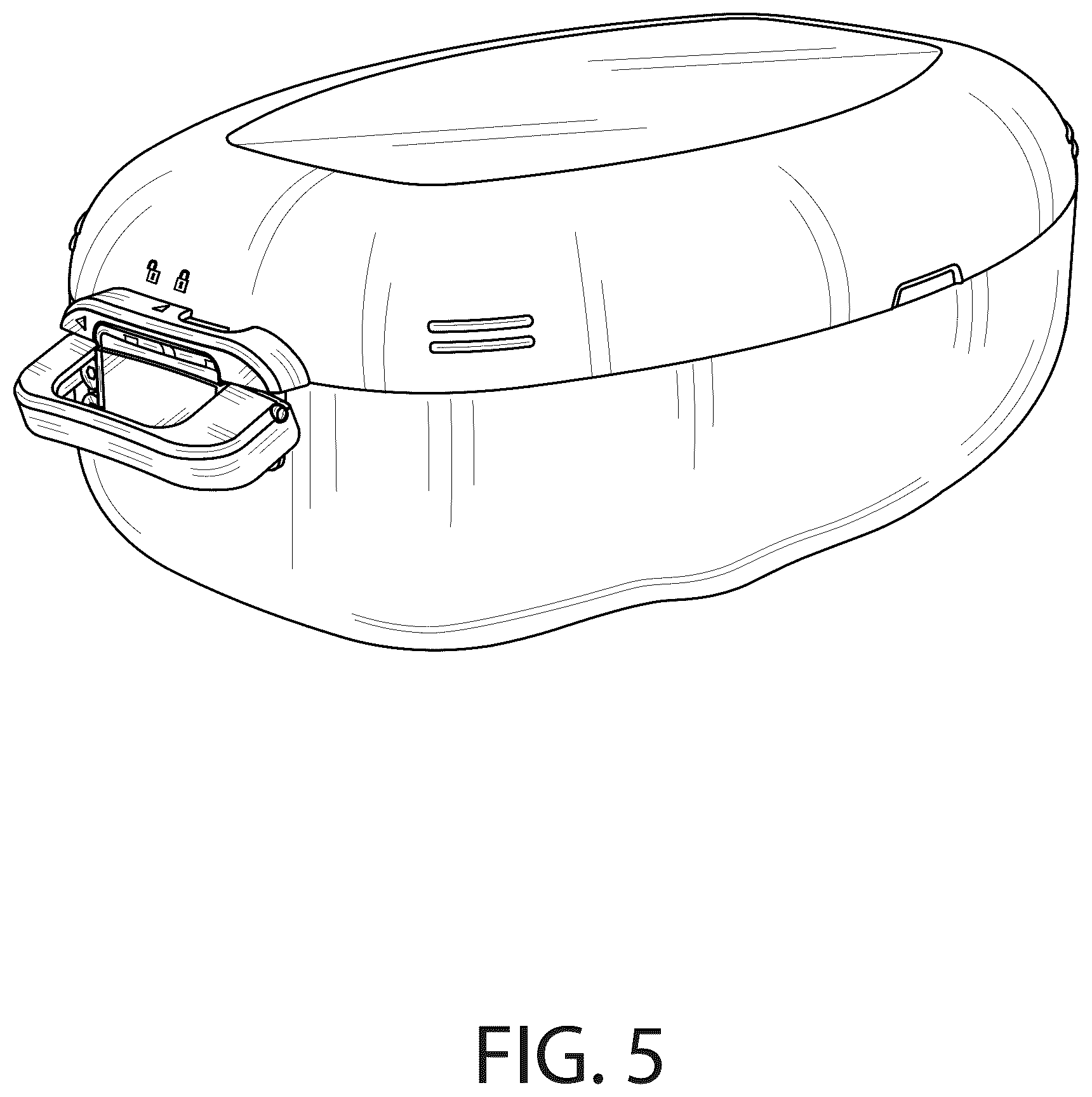 Patent USD1044434 Figure 5 – Combination meal and to-go box