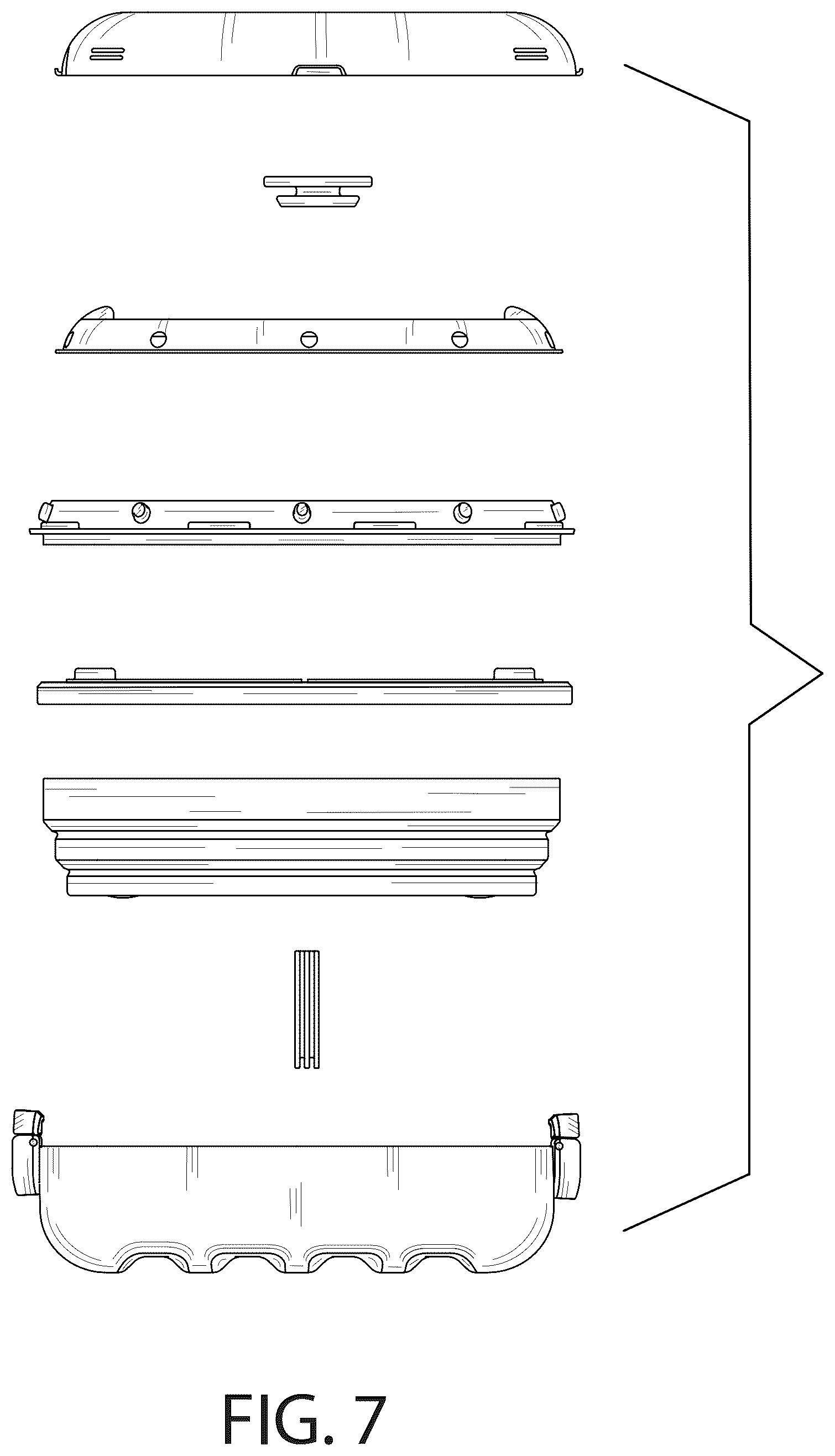 Patent USD1044434 Figure 7 – Combination meal and to-go box
