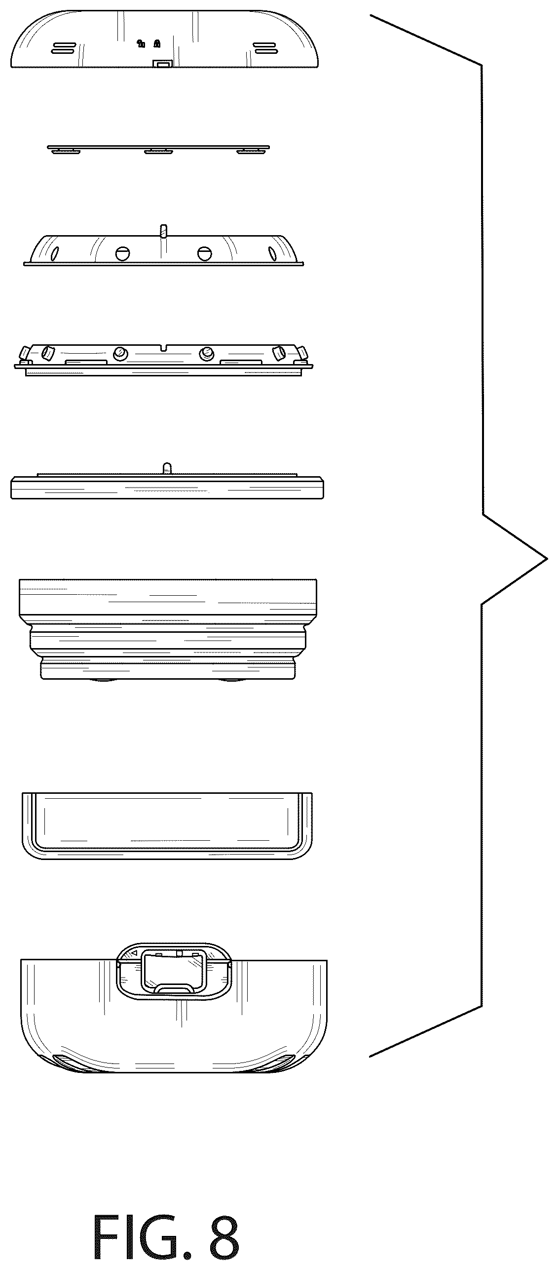 Patent USD1044434 Figure 8 – Combination meal and to-go box
