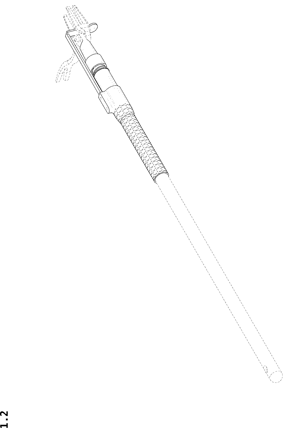 Patent USD1044435 Figure 2 – Weed puller