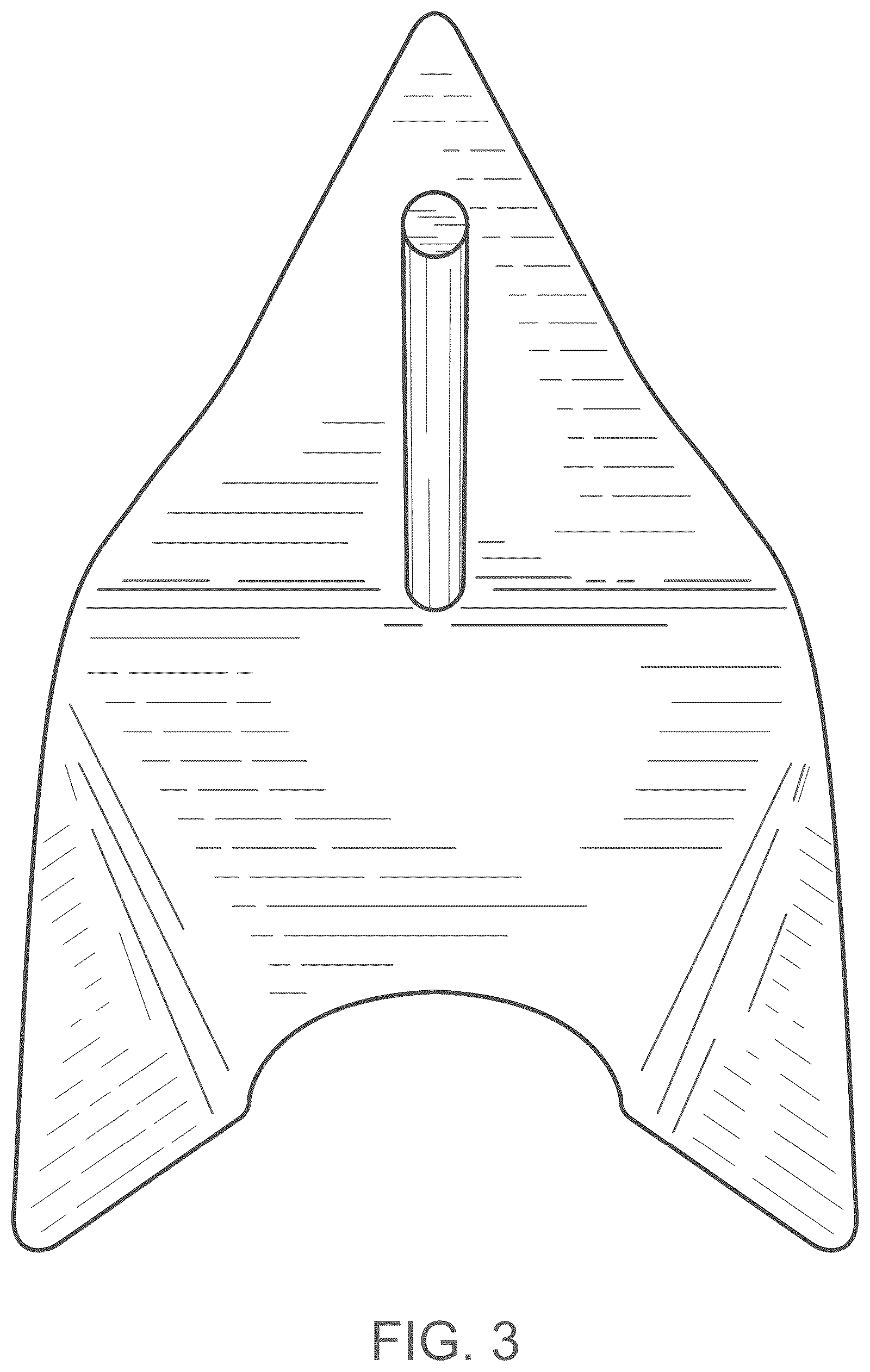 Patent USD1044438 Figure 3 – Two-sided hoe