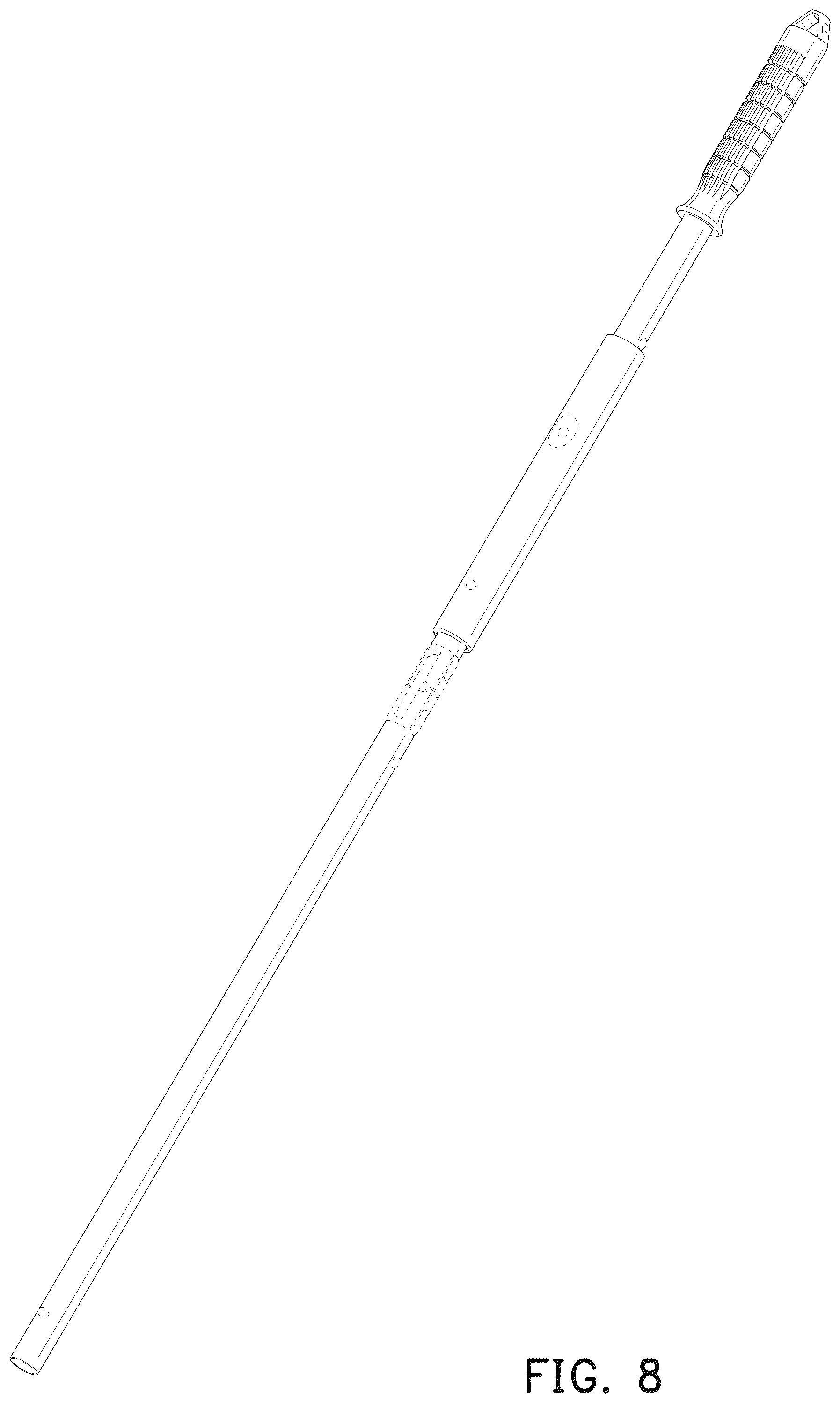 Patent USD1044439 Figure 5 – Handle for lawn fork