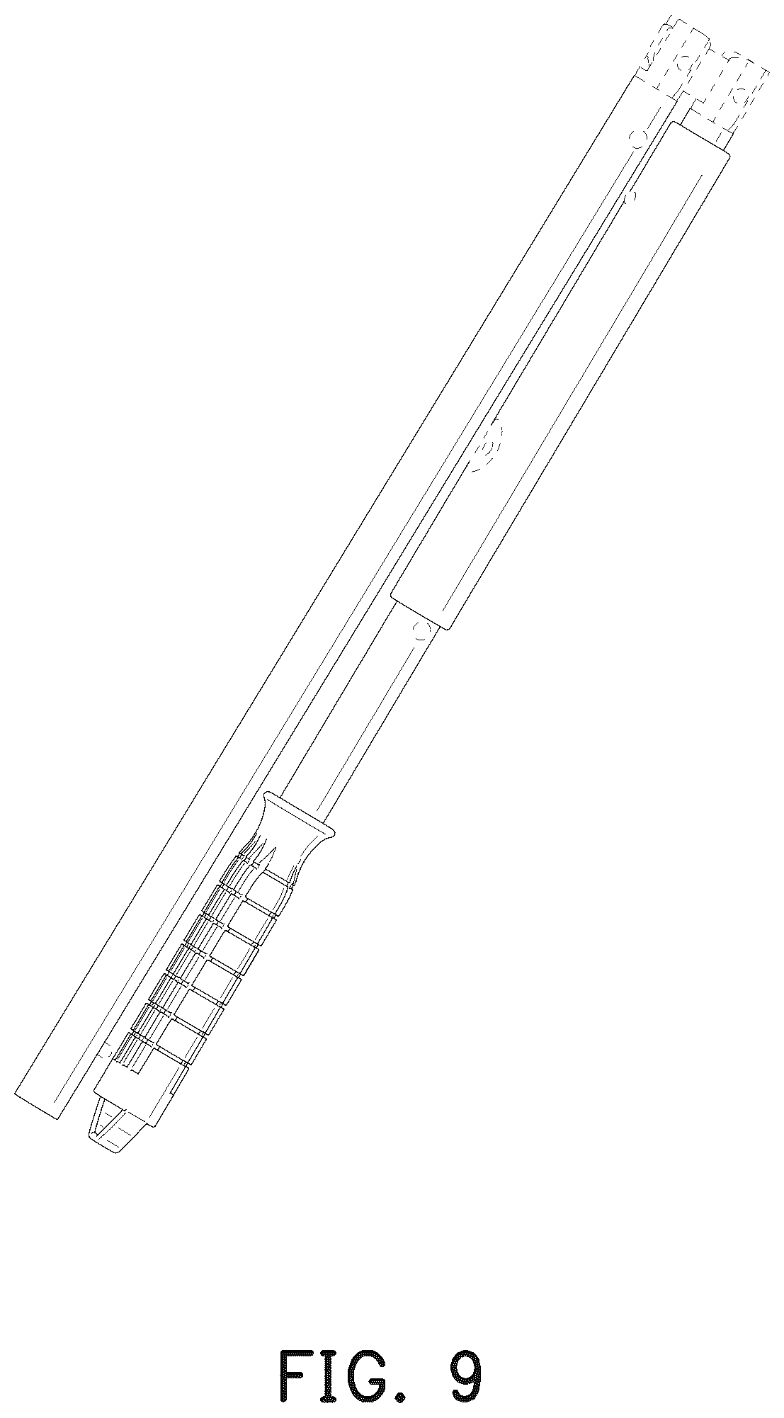 Patent USD1044439 Figure 6 – Handle for lawn fork