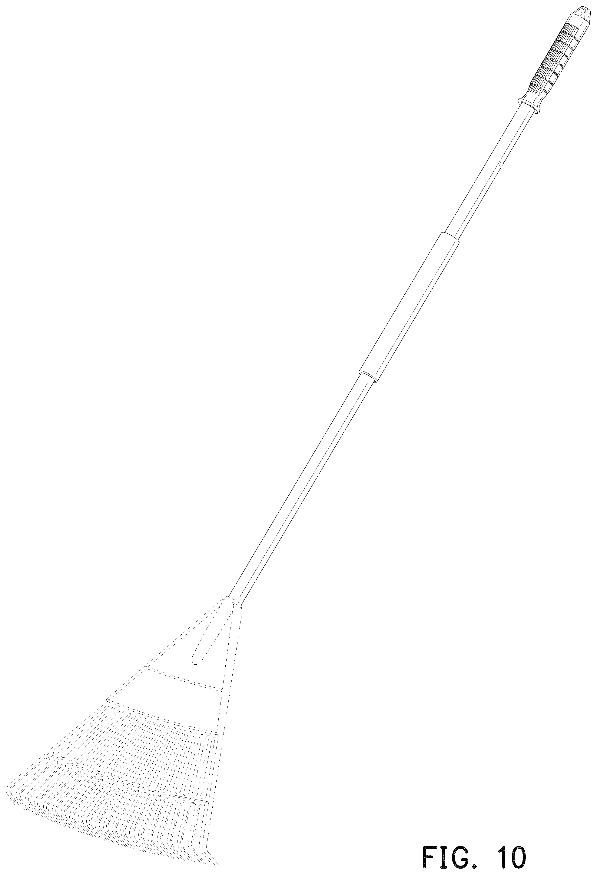 Patent USD1044439 Figure 7 – Handle for lawn fork