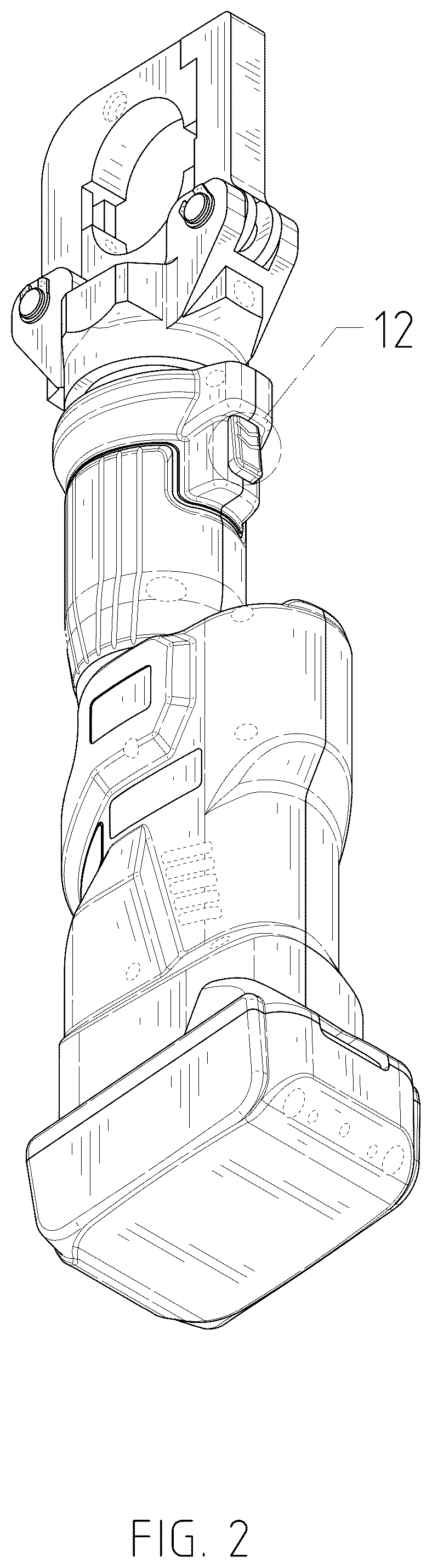Patent USD1044445 Figure 2 – Crimping tool