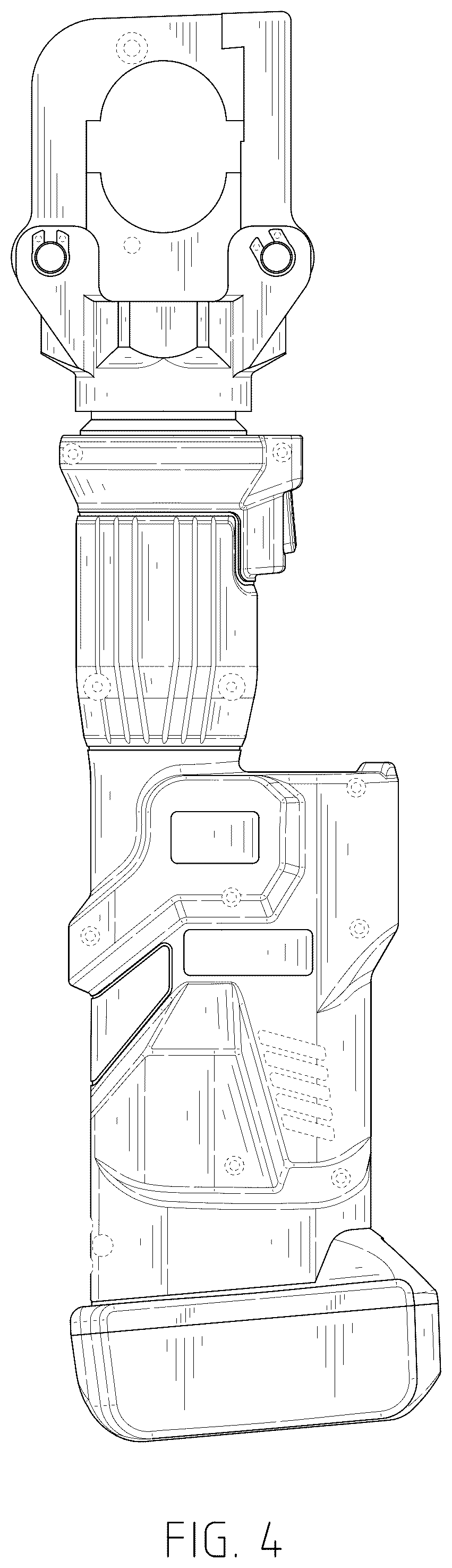 Patent USD1044445 Figure 4 – Crimping tool