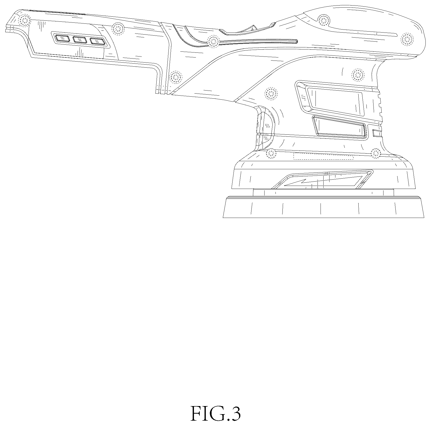 Patent USD1044447 Figure 3 – Polisher