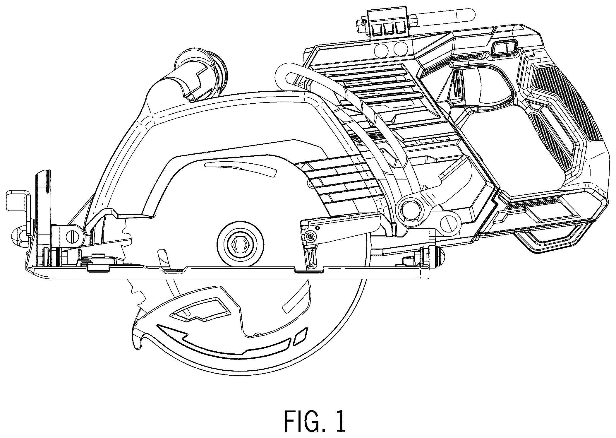 Patent USD1044449 — Circular saw — Figure 1