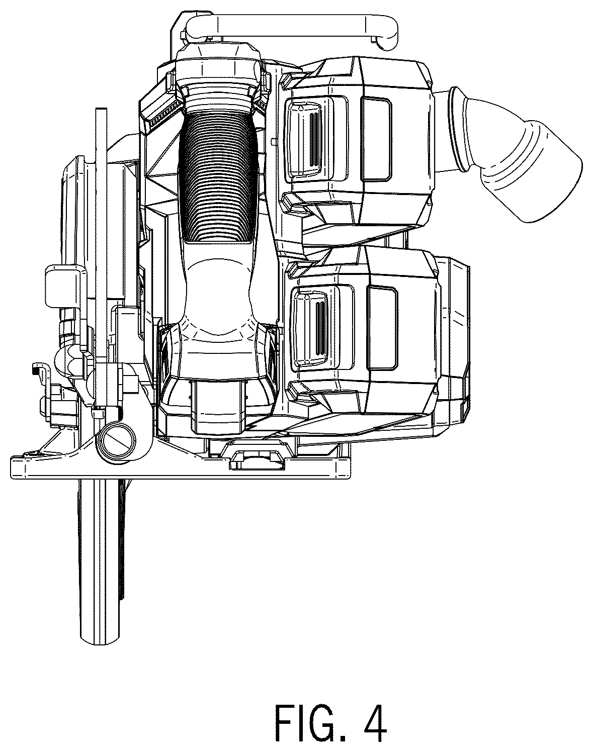 Patent USD1044449 Figure 4 – Circular saw