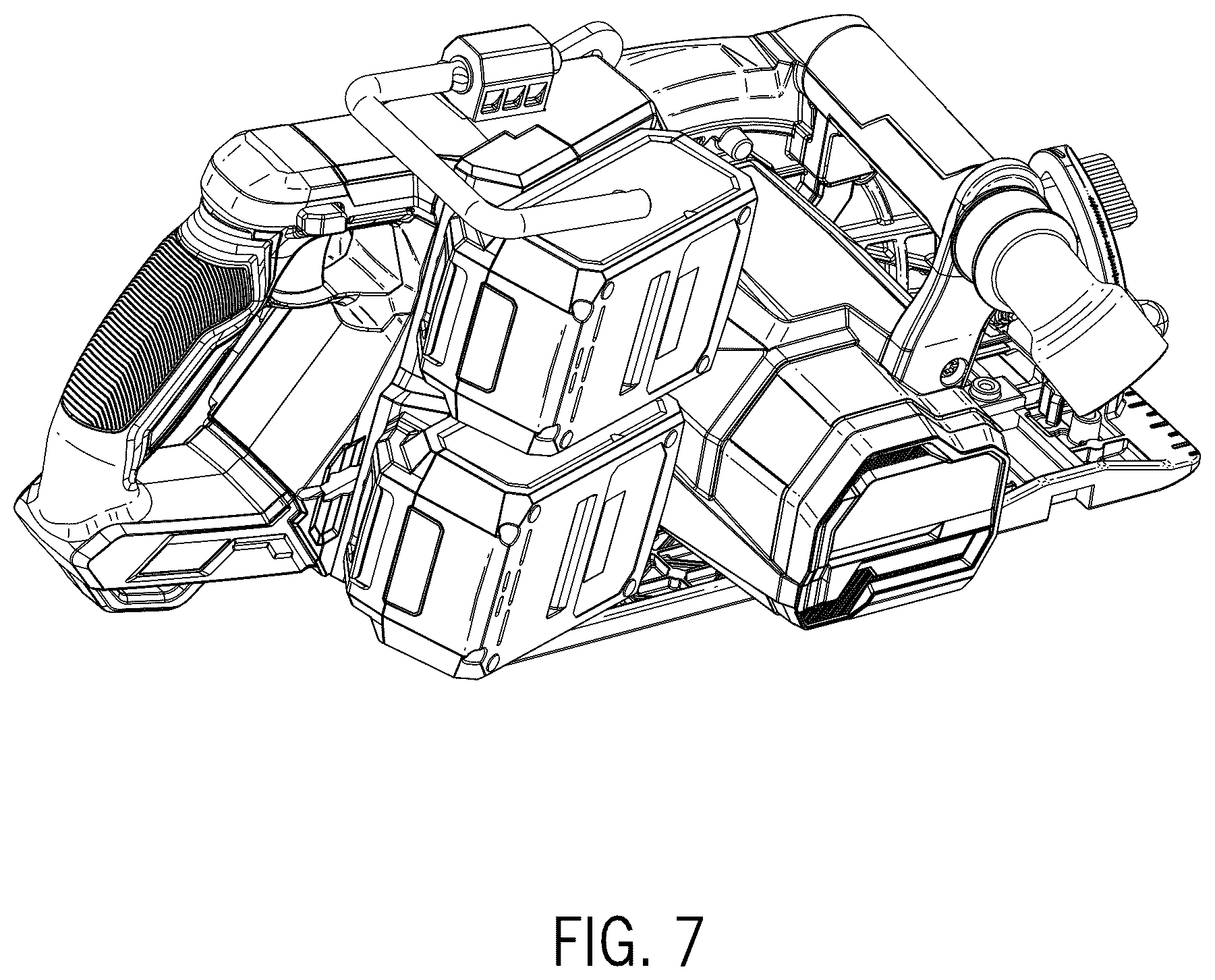 Patent USD1044449 Figure 7 – Circular saw