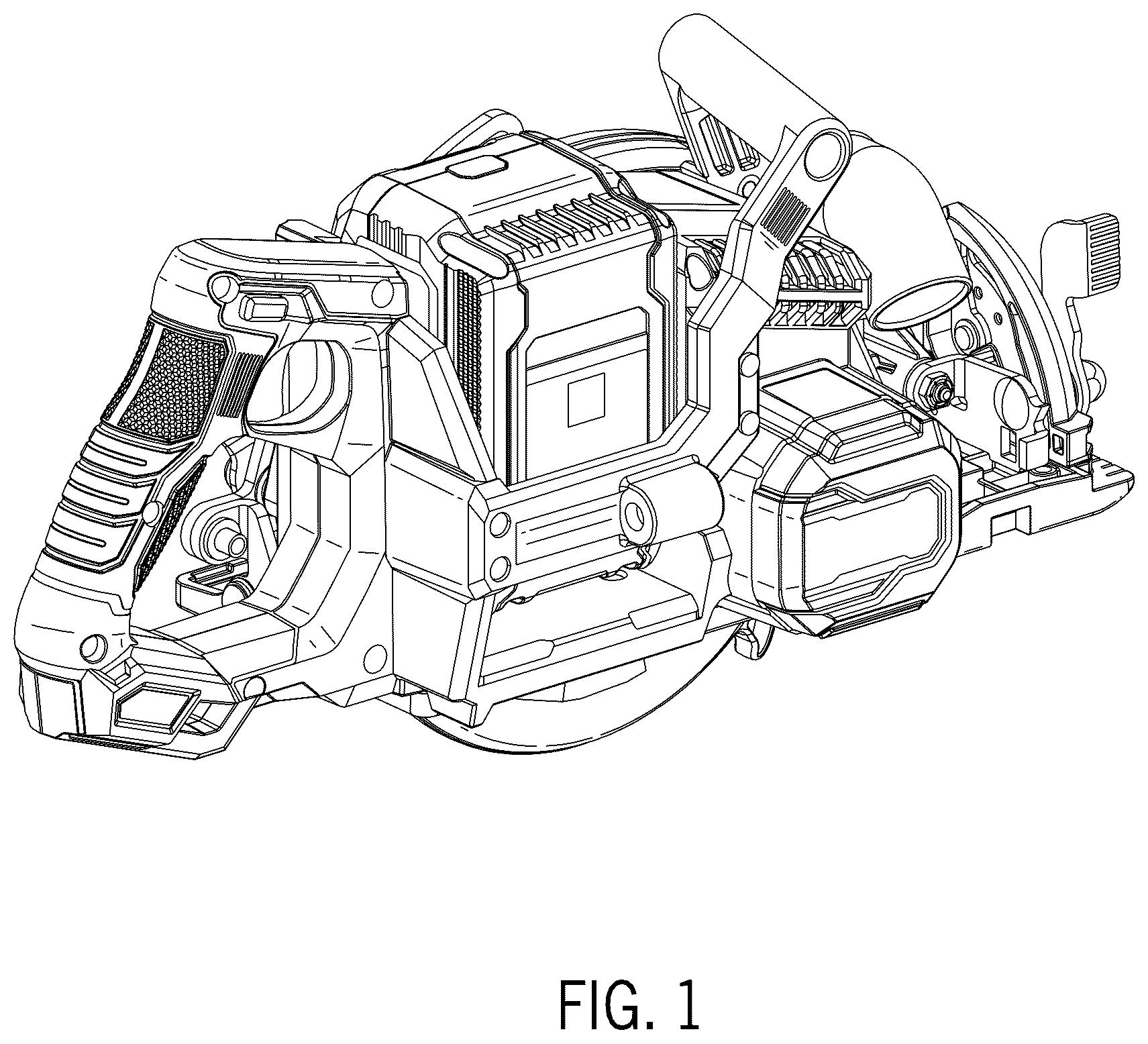 Patent USD1044450 Figure 1 – Circular saw