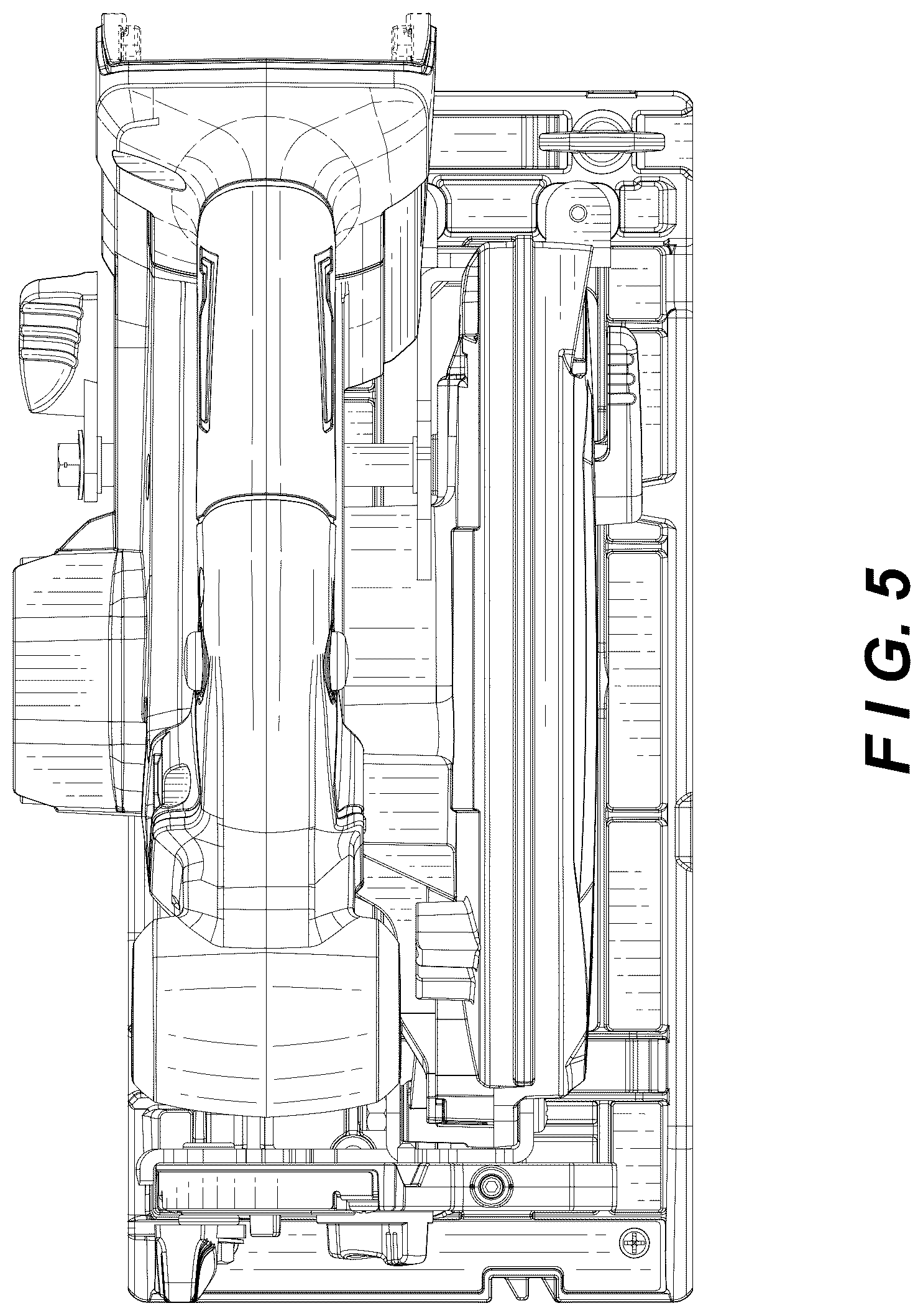 Patent USD1044451 Figure 5 – Portable electric circular saw body