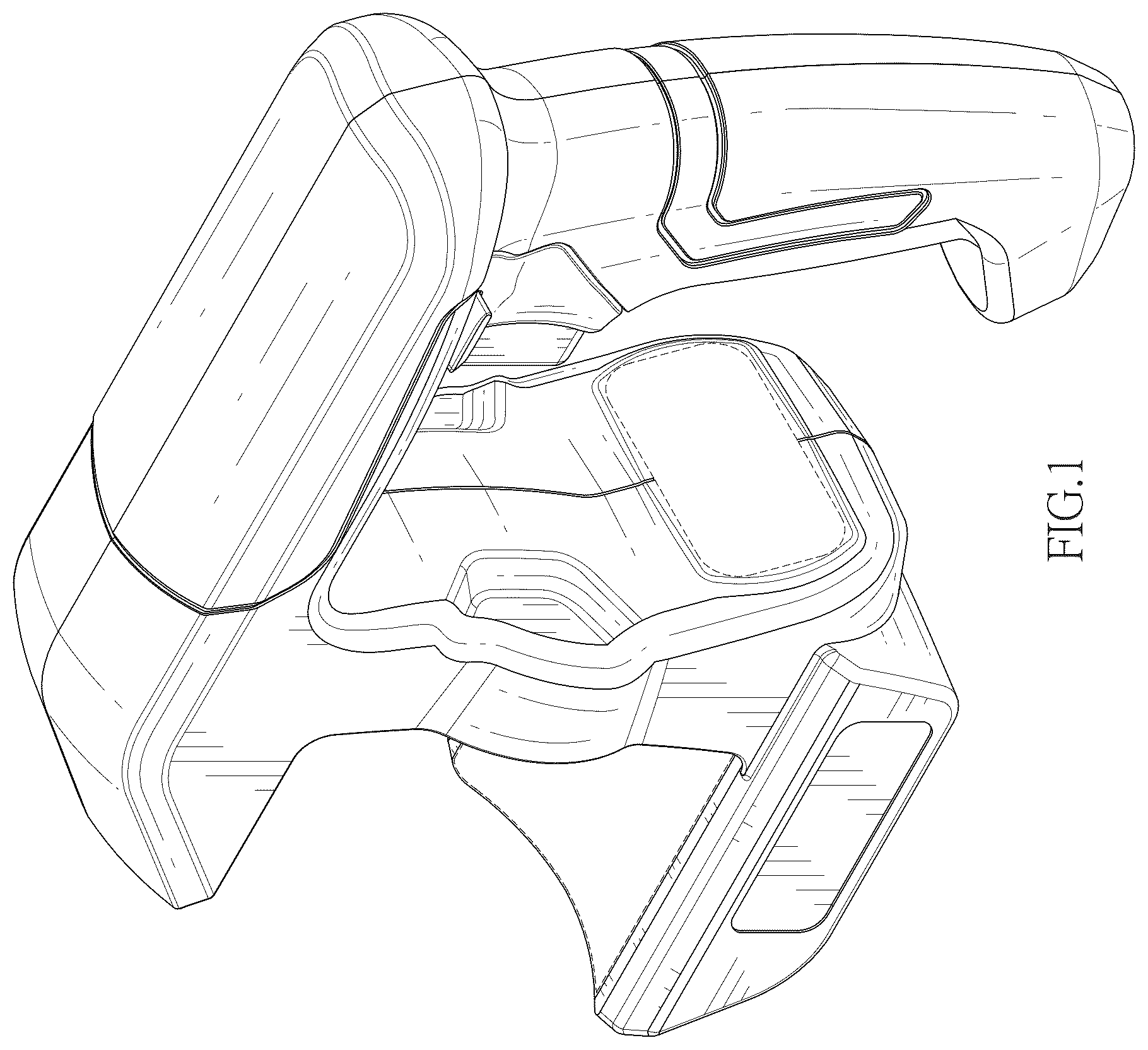 Patent USD1044452 Figure 1 – Part of case of power tool