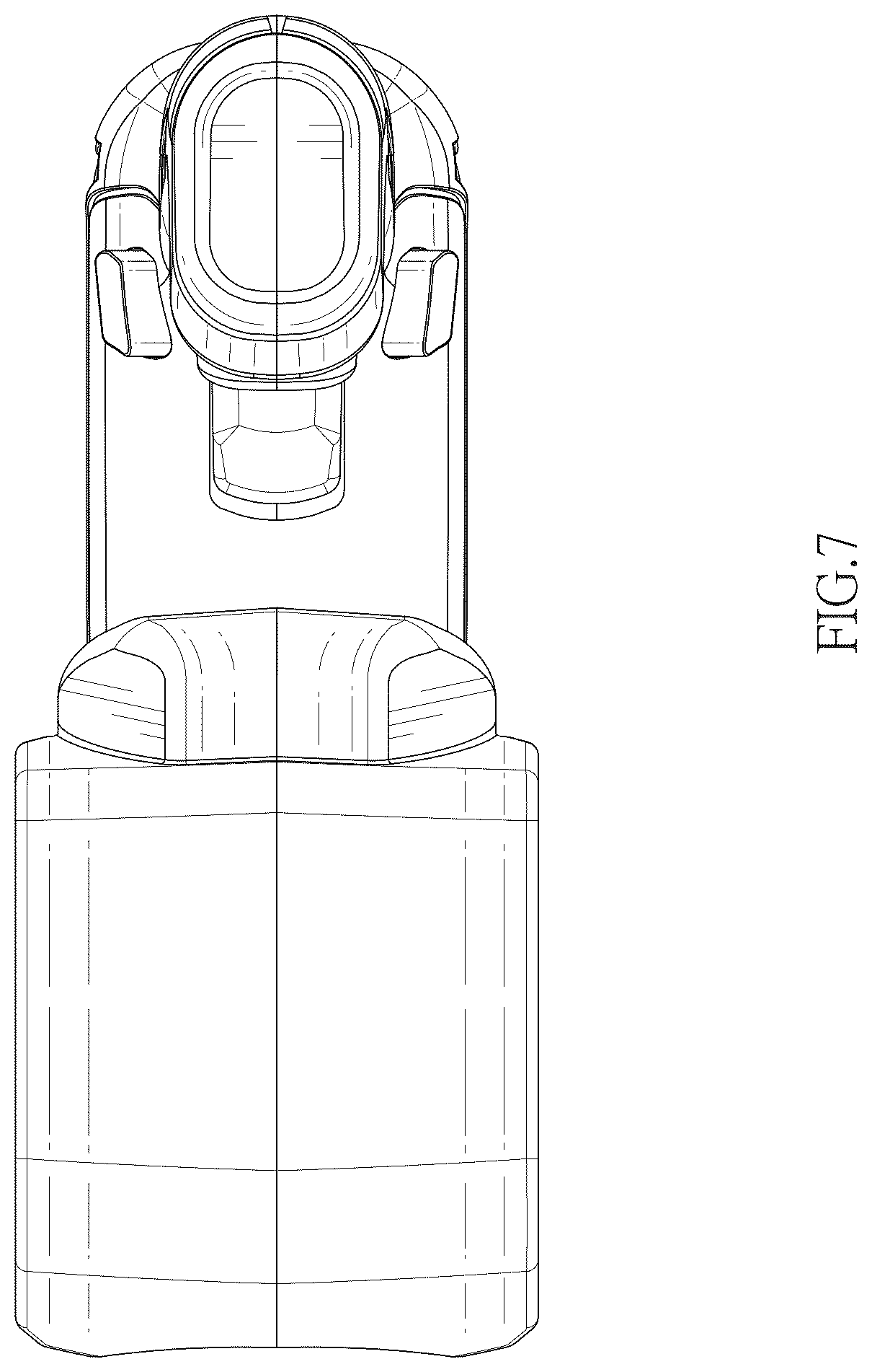 Patent USD1044452 Figure 7 – Part of case of power tool