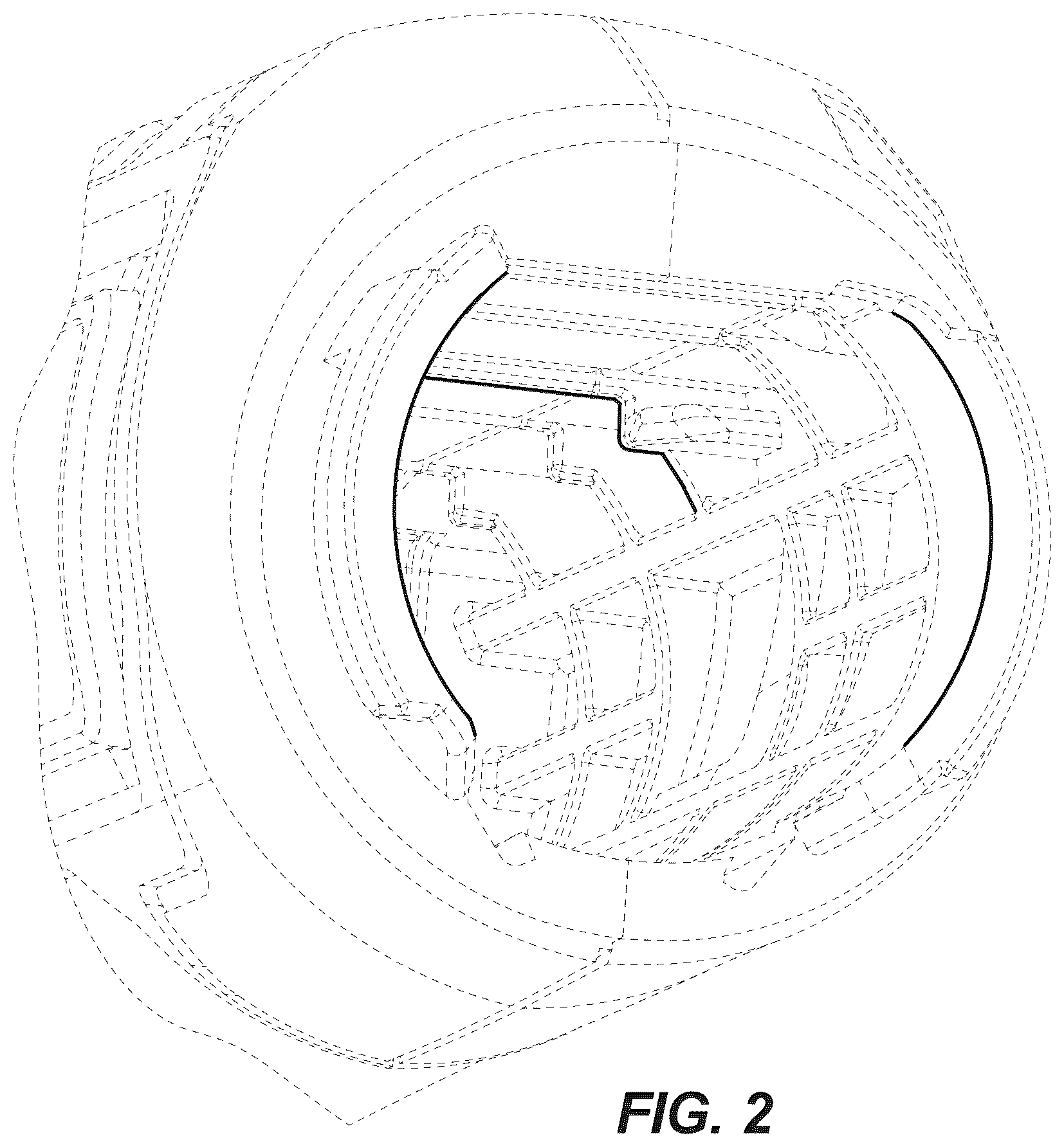 Patent USD1044453 Figure 2 – Keying geometry for a power tool