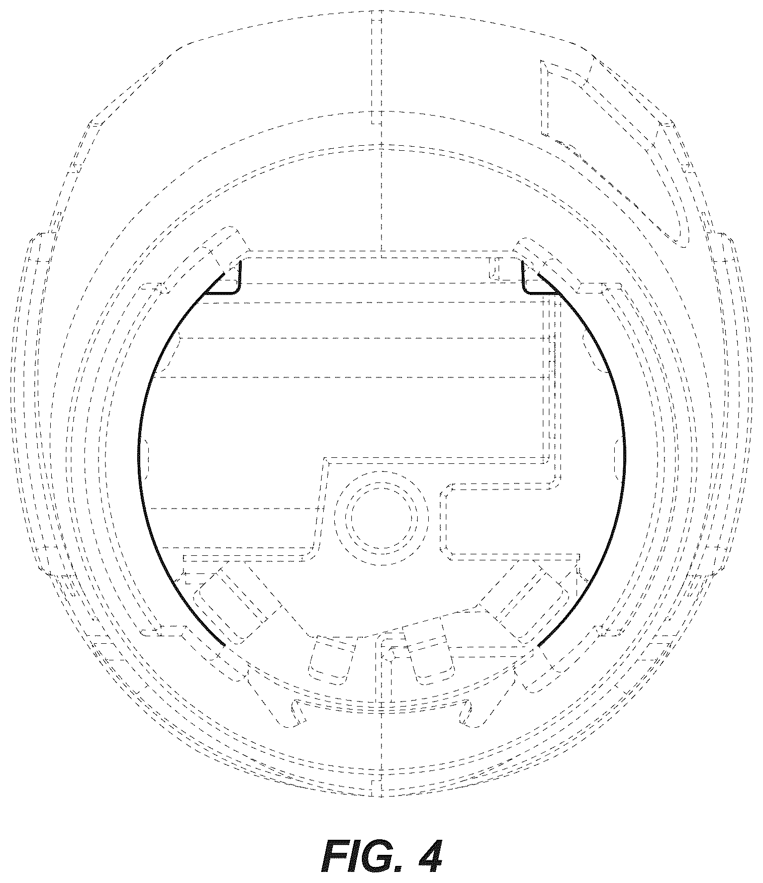 Patent USD1044453 Figure 4 – Keying geometry for a power tool