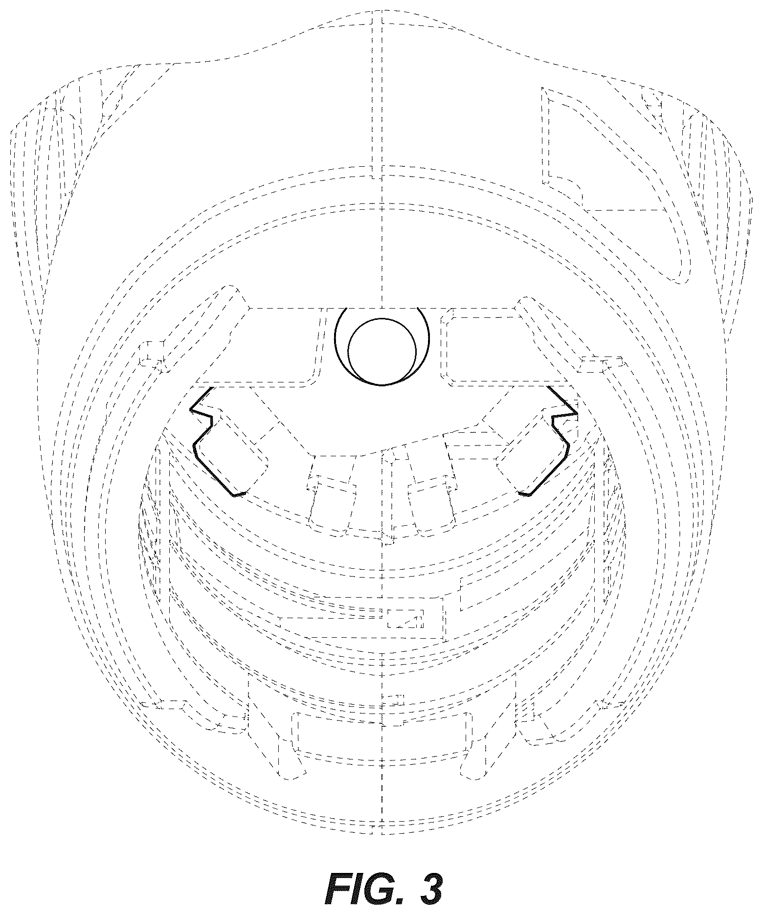 Patent USD1044454 Figure 3 – Power tool