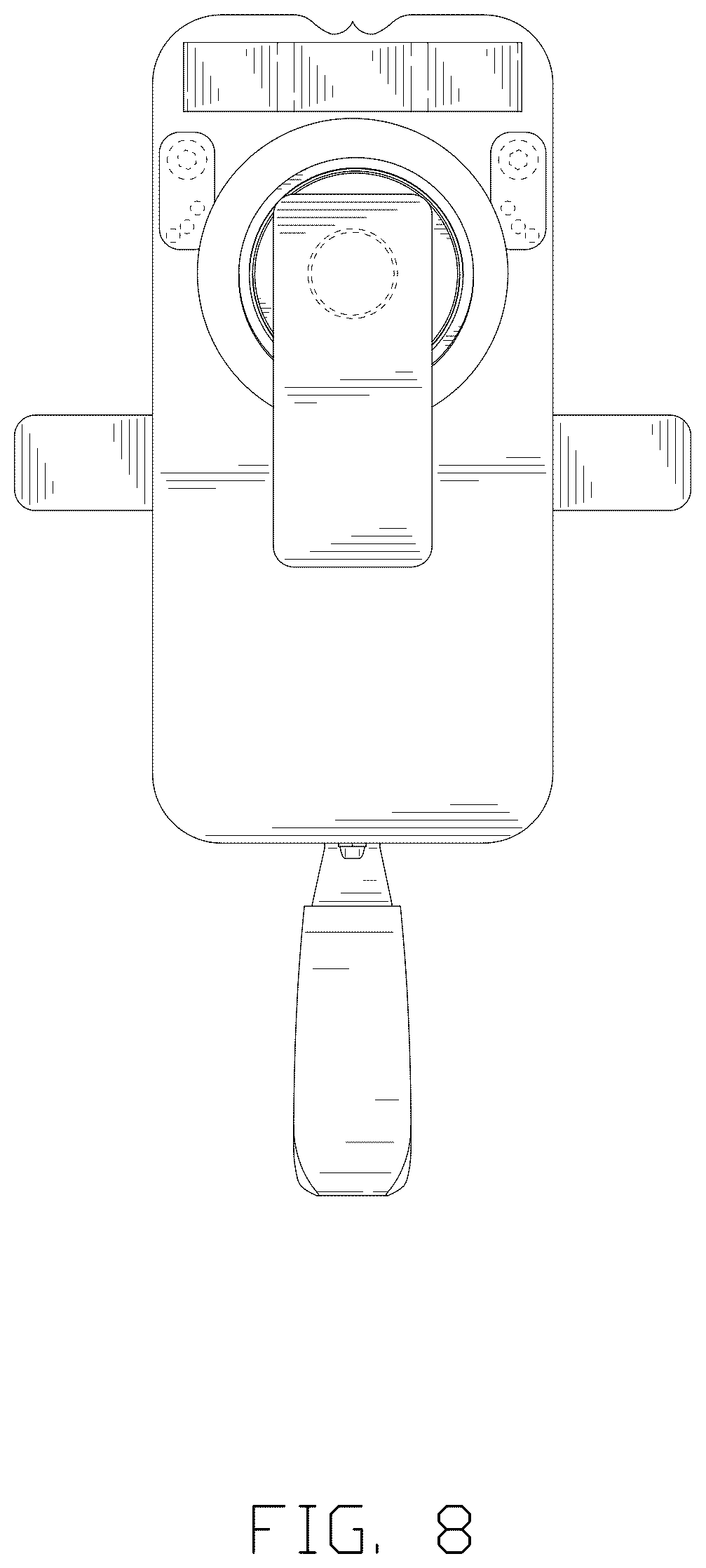 Patent USD1044456 Figure 8 – Combined hinge hole opener and positioner