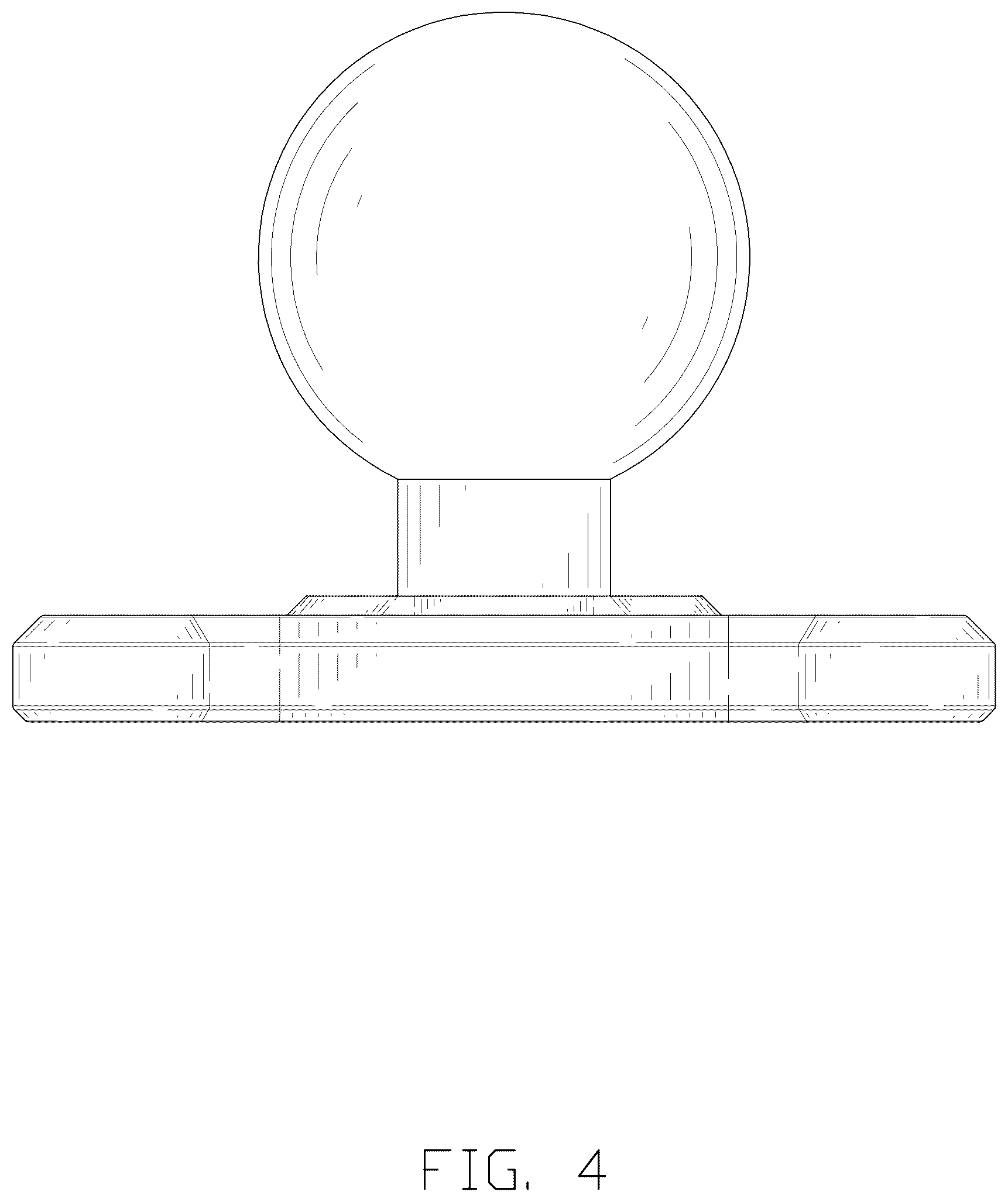 Patent USD1044457 Figure 4 – Clamp mount base