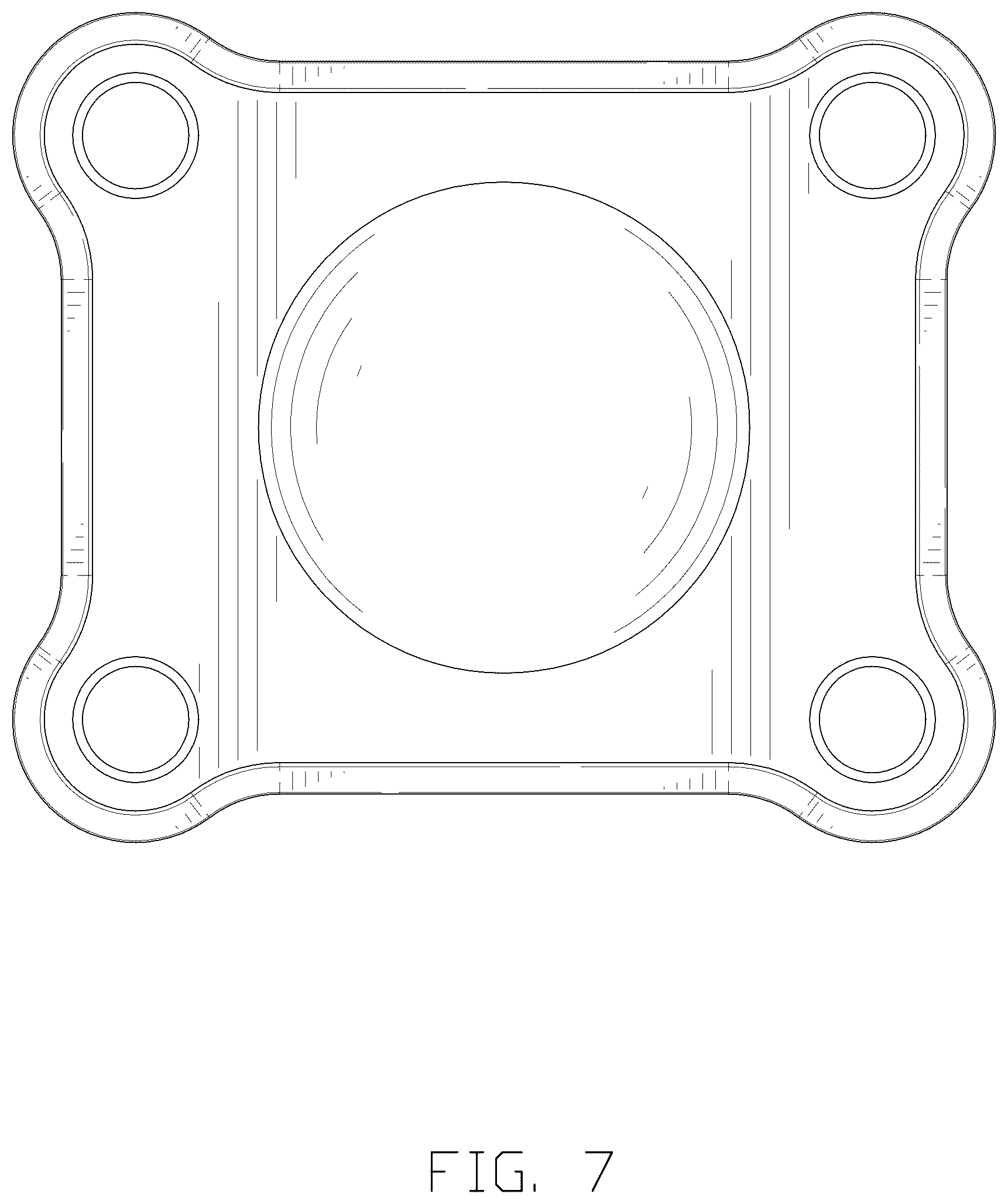 Patent USD1044457 Figure 7 – Clamp mount base
