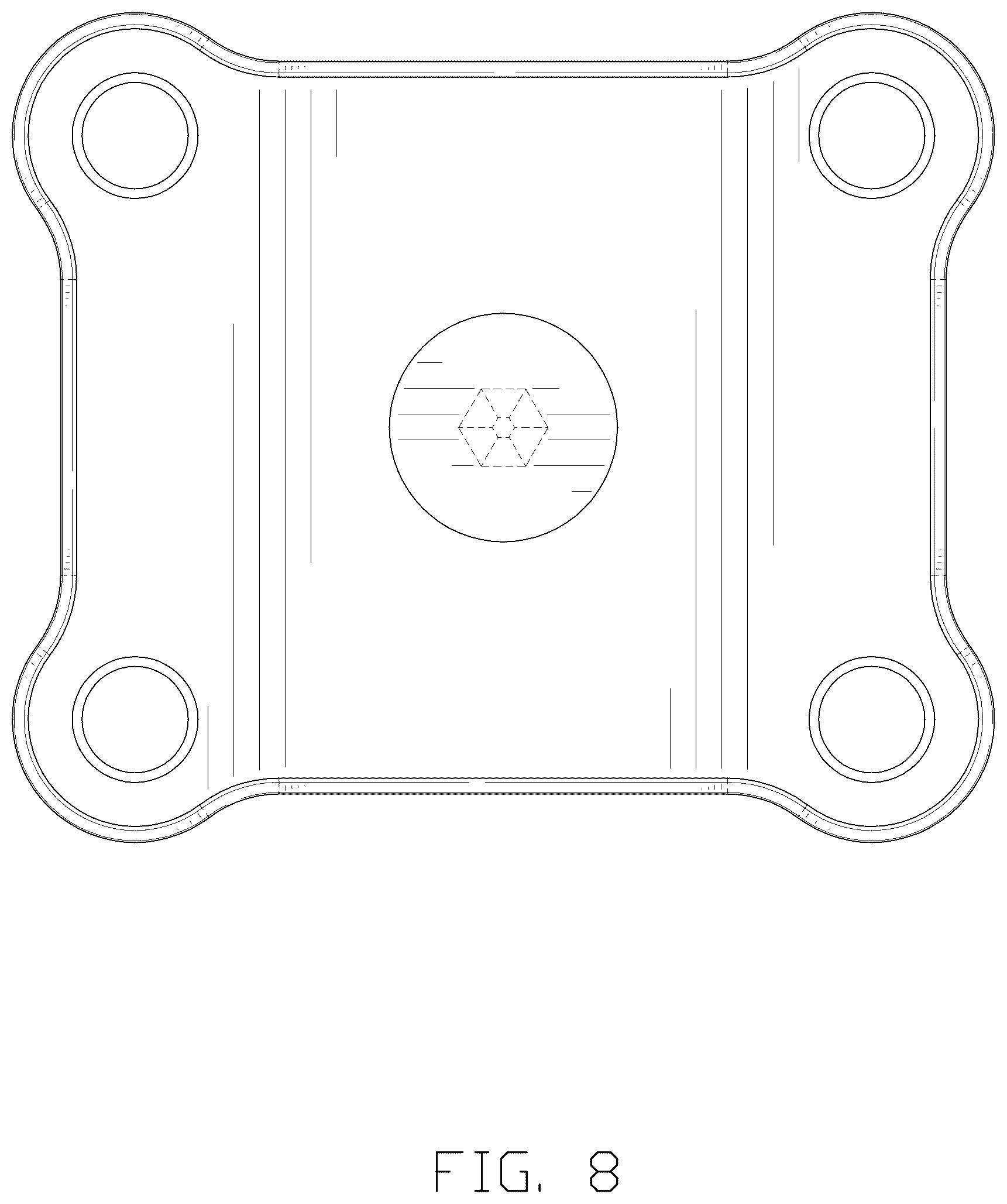 Patent USD1044457 Figure 8 – Clamp mount base