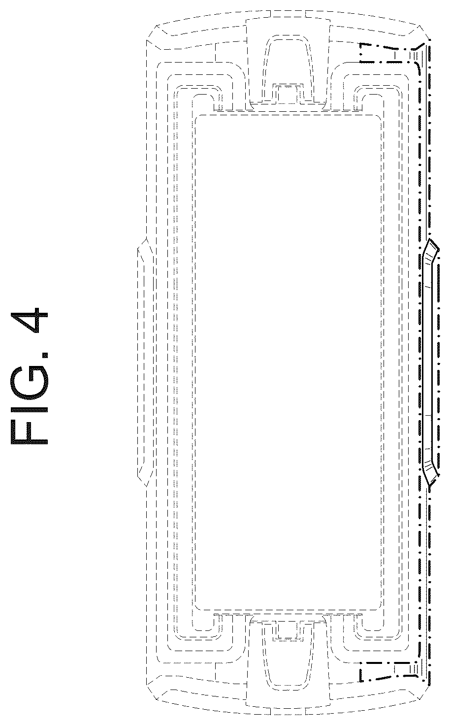 Patent USD1044460 Figure 4 – Abrasive block support