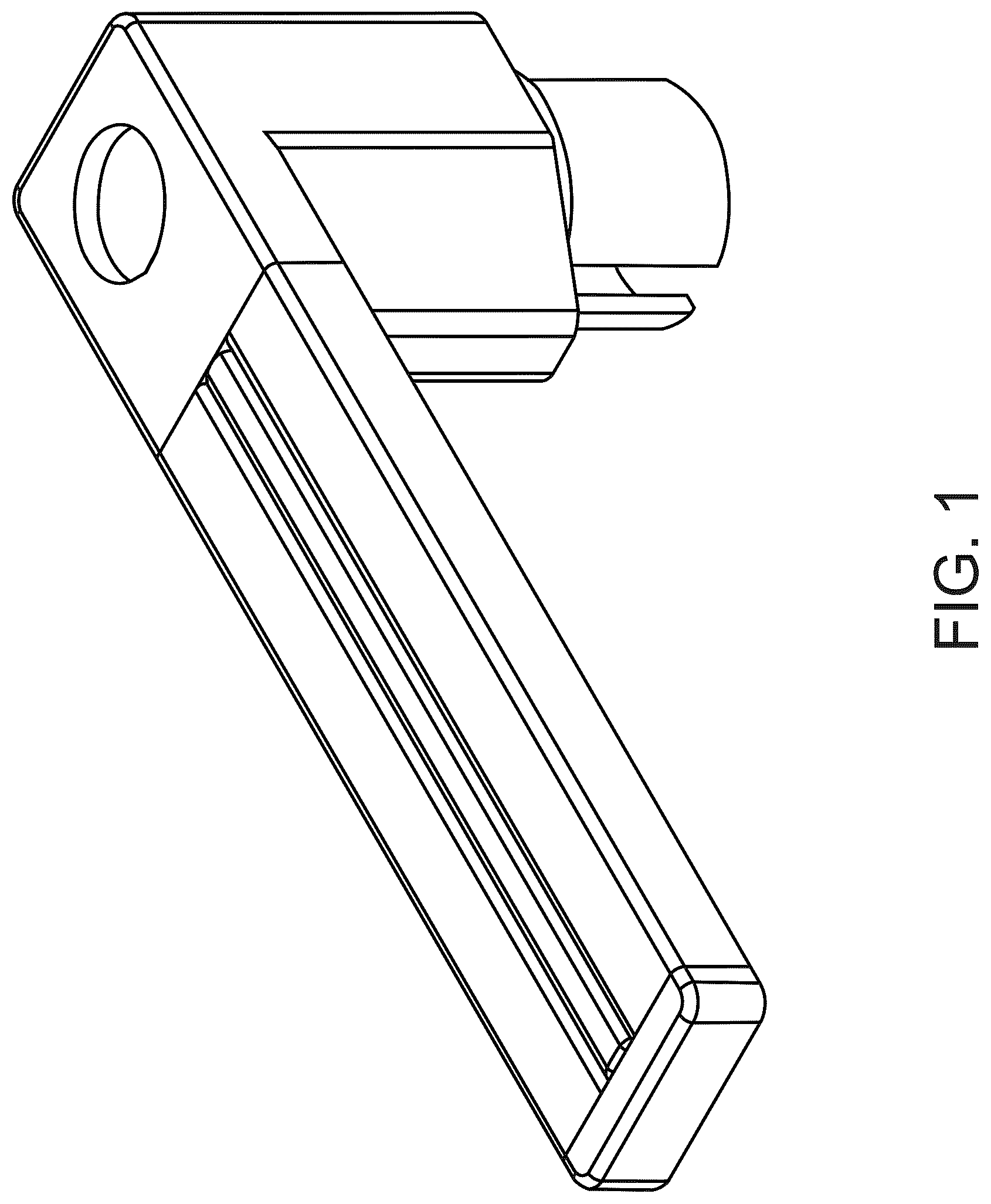 Patent USD1044464 Figure 1 – Door handle