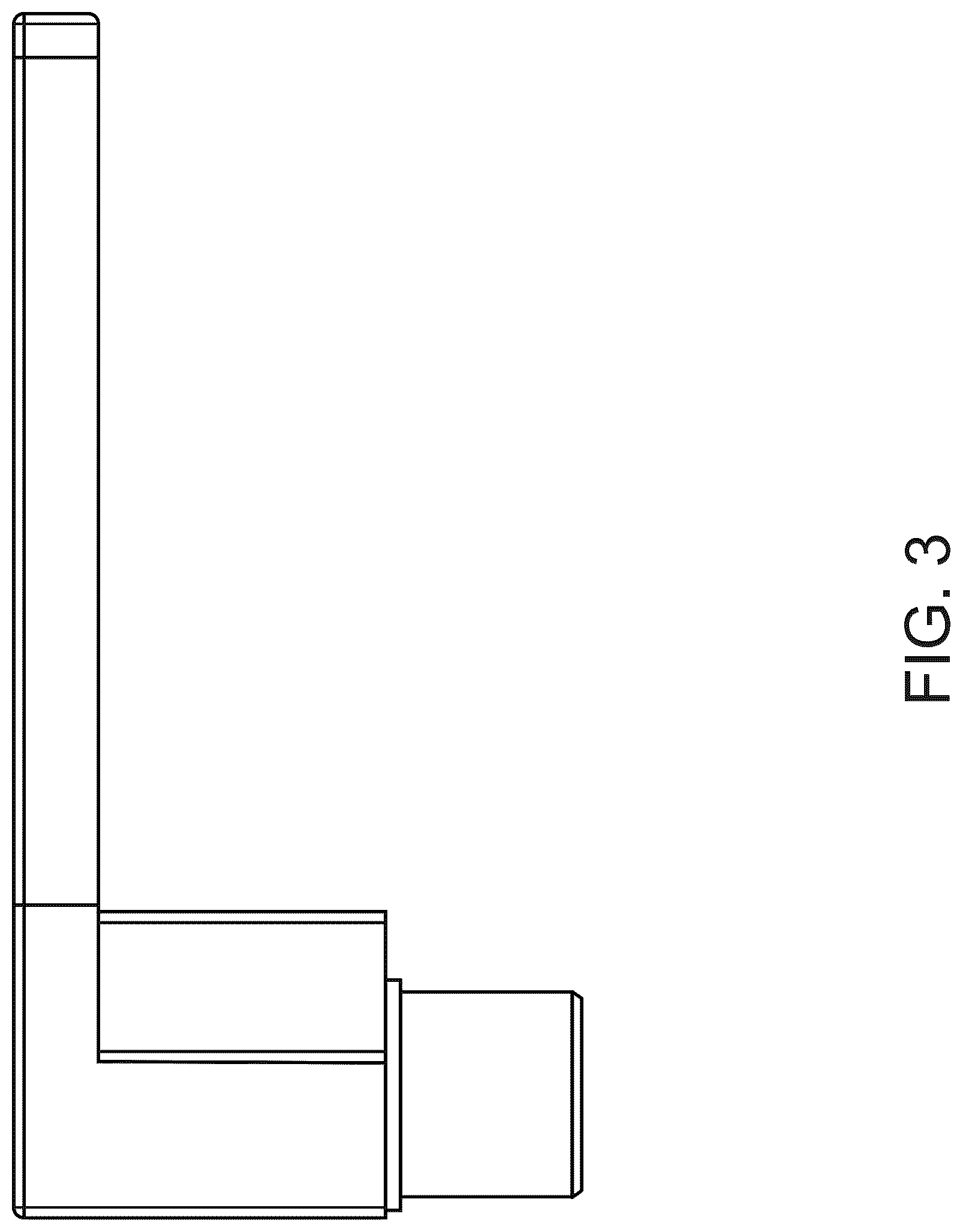 Patent USD1044464 Figure 3 – Door handle