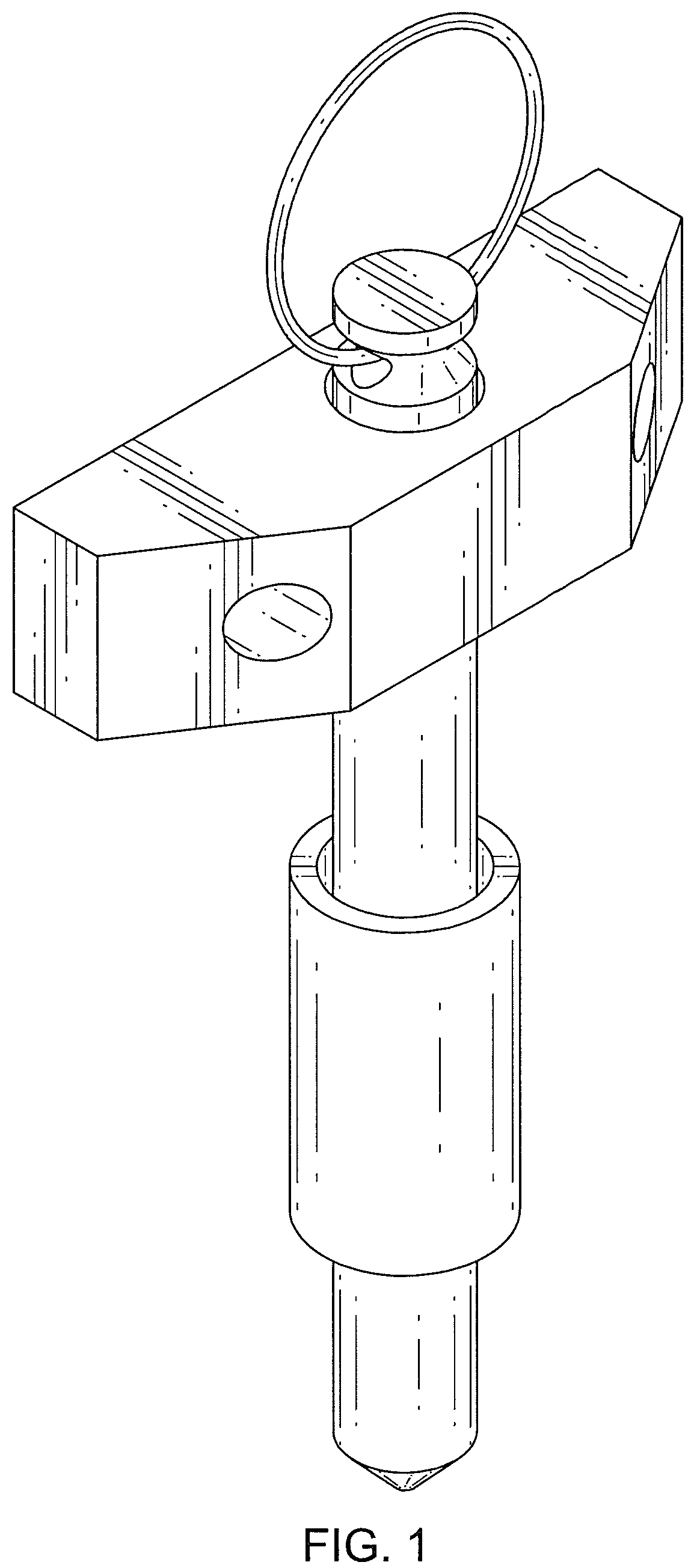 Patent USD1044467 Figure 1 – Door lock