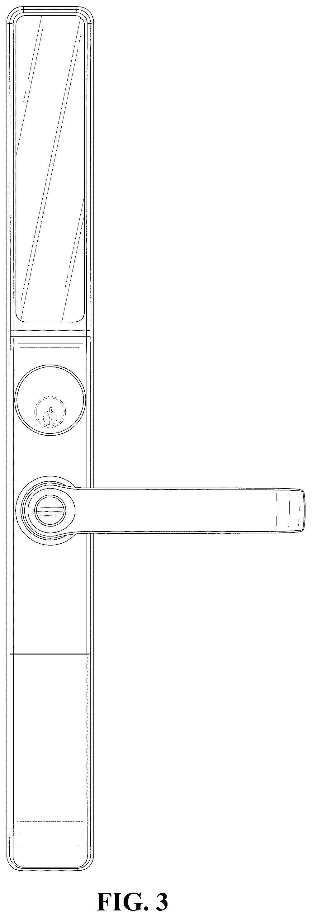 Patent USD1044468 Figure 3 – Intelligent door lock