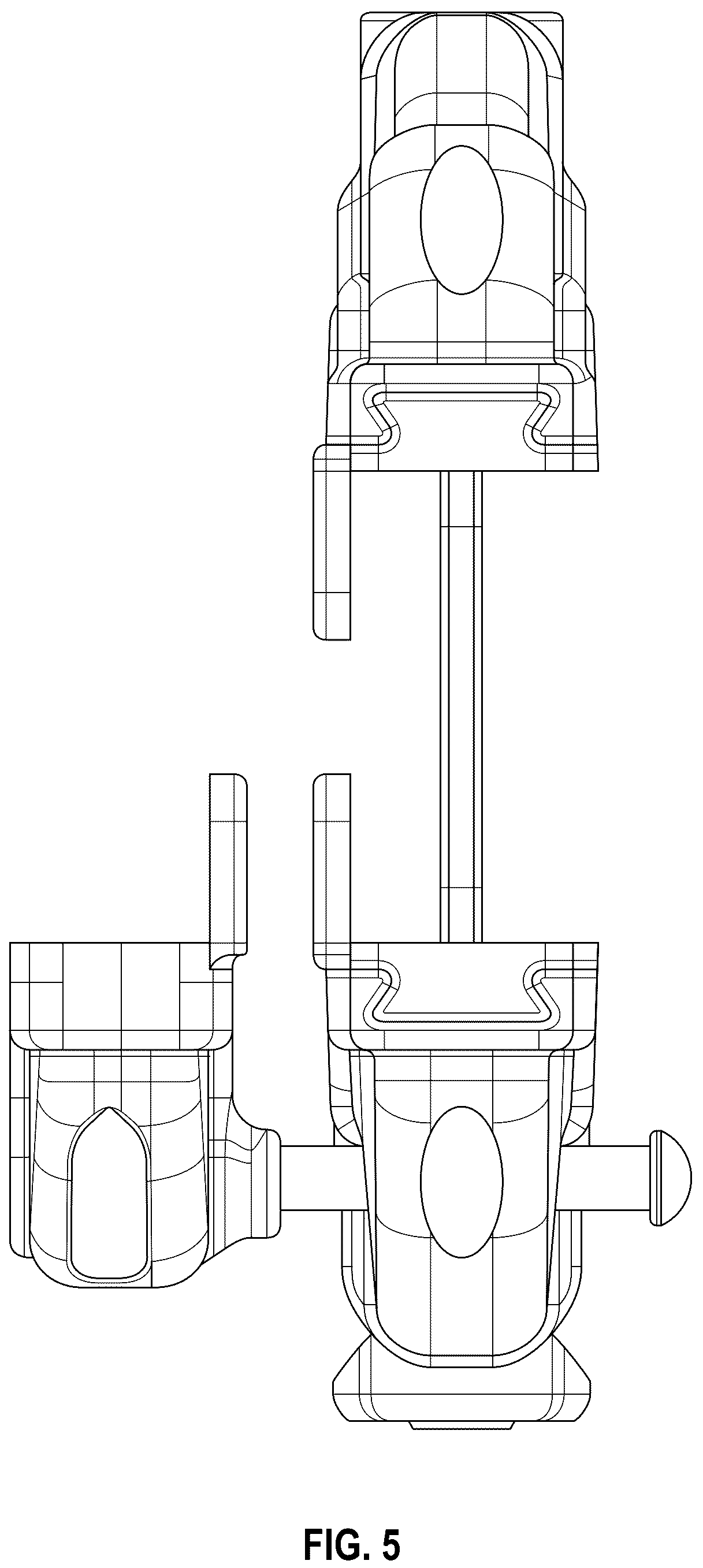 Patent USD1044469 Figure 5 – Key lockable double sided gate latch