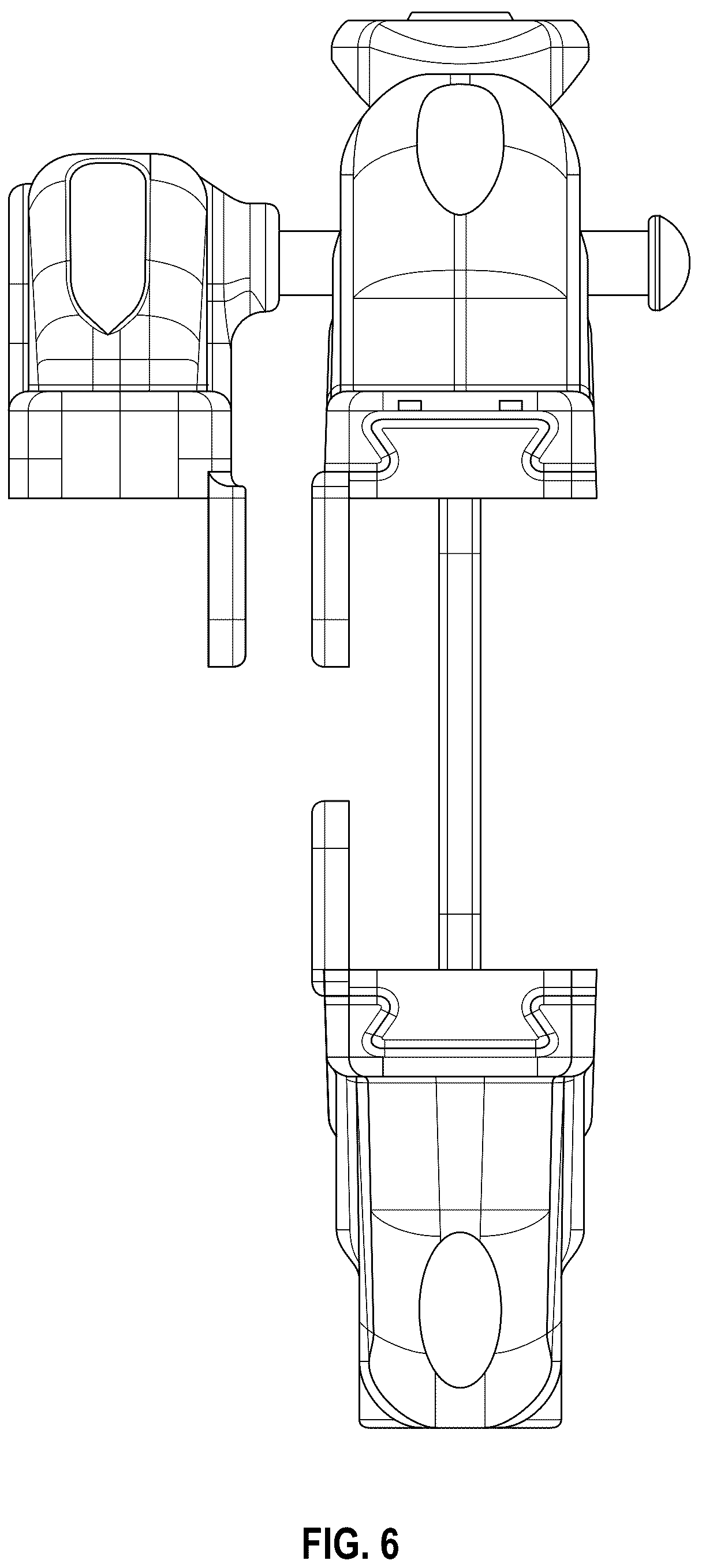 Patent USD1044469 Figure 6 – Key lockable double sided gate latch