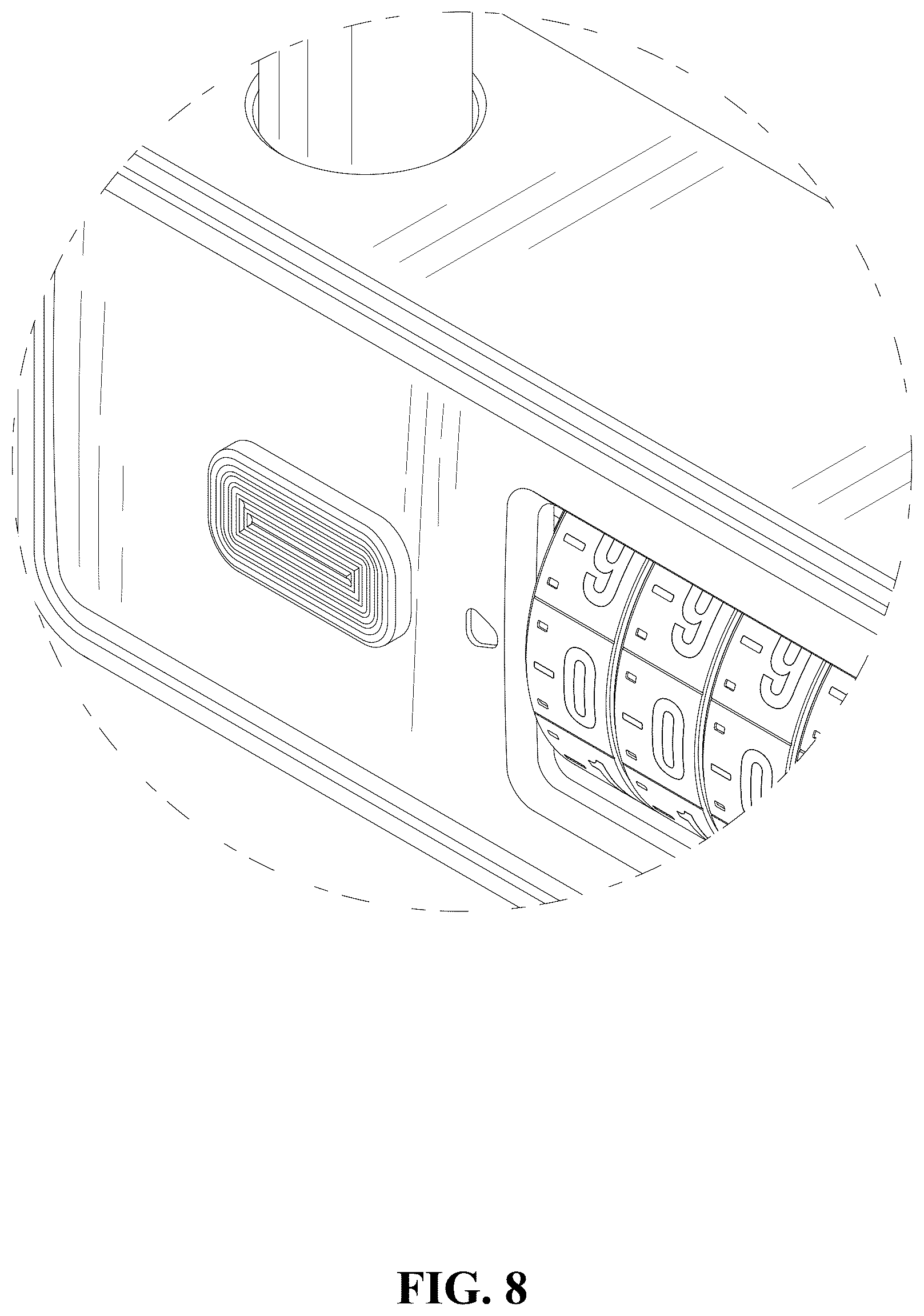 Patent USD1044471 Figure 8 – U type combination lock
