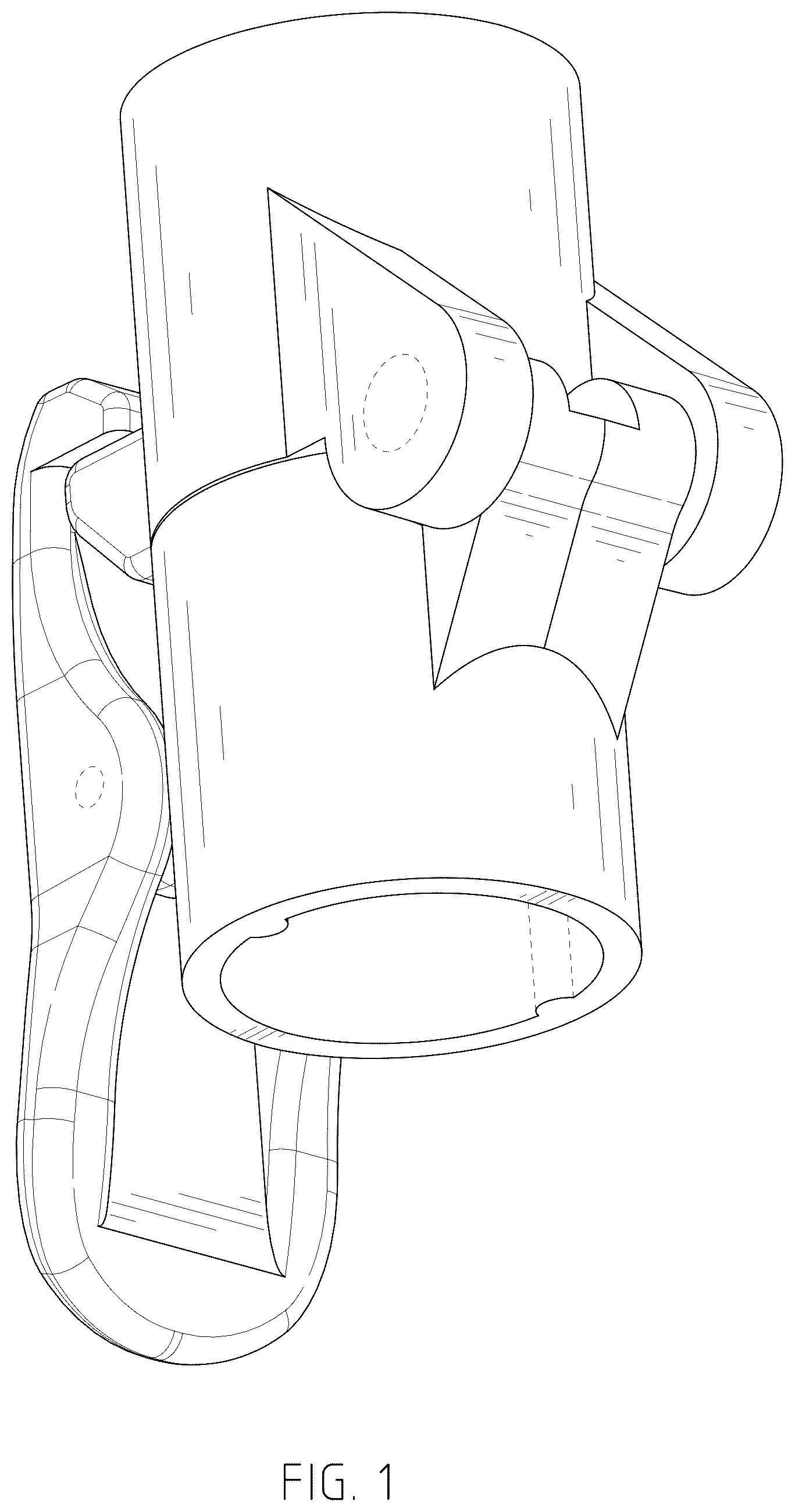 Patent USD1044472 Figure 1 – Folding lock