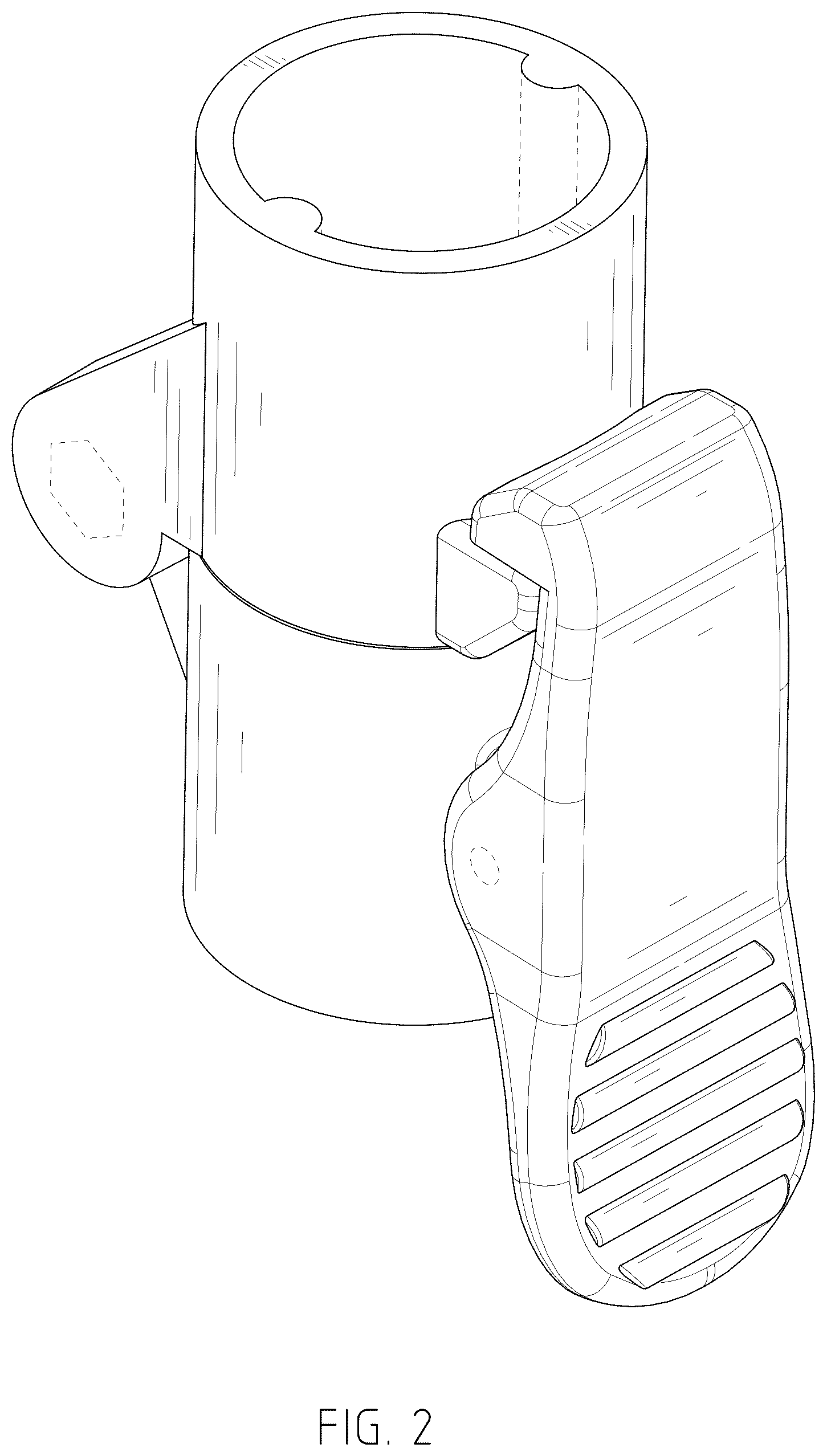 Patent USD1044472 Figure 2 – Folding lock