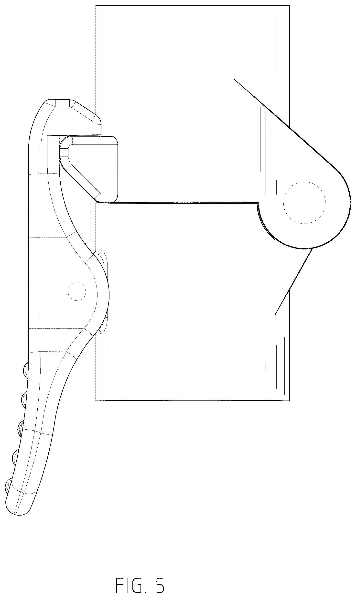 Patent USD1044472 Figure 5 – Folding lock