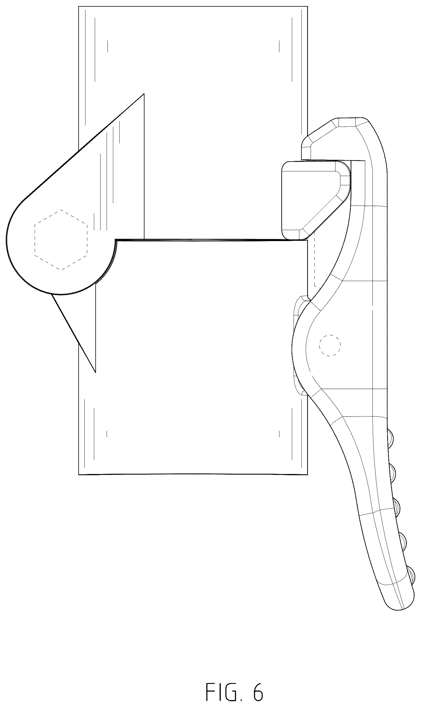 Patent USD1044472 Figure 6 – Folding lock