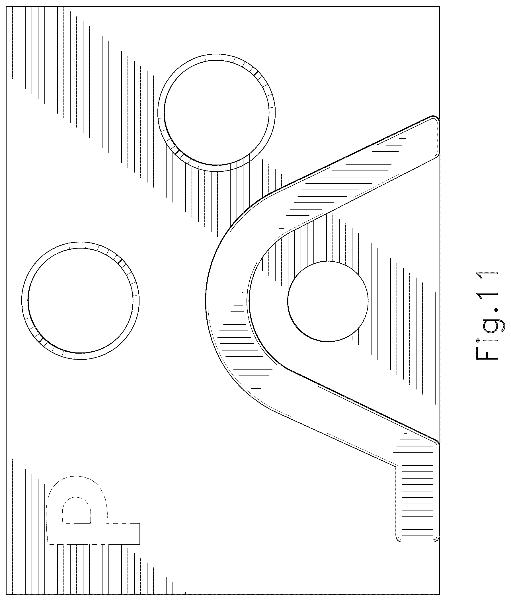 Patent USD1044473 Figure 9 – Vehicle door latch adaptor